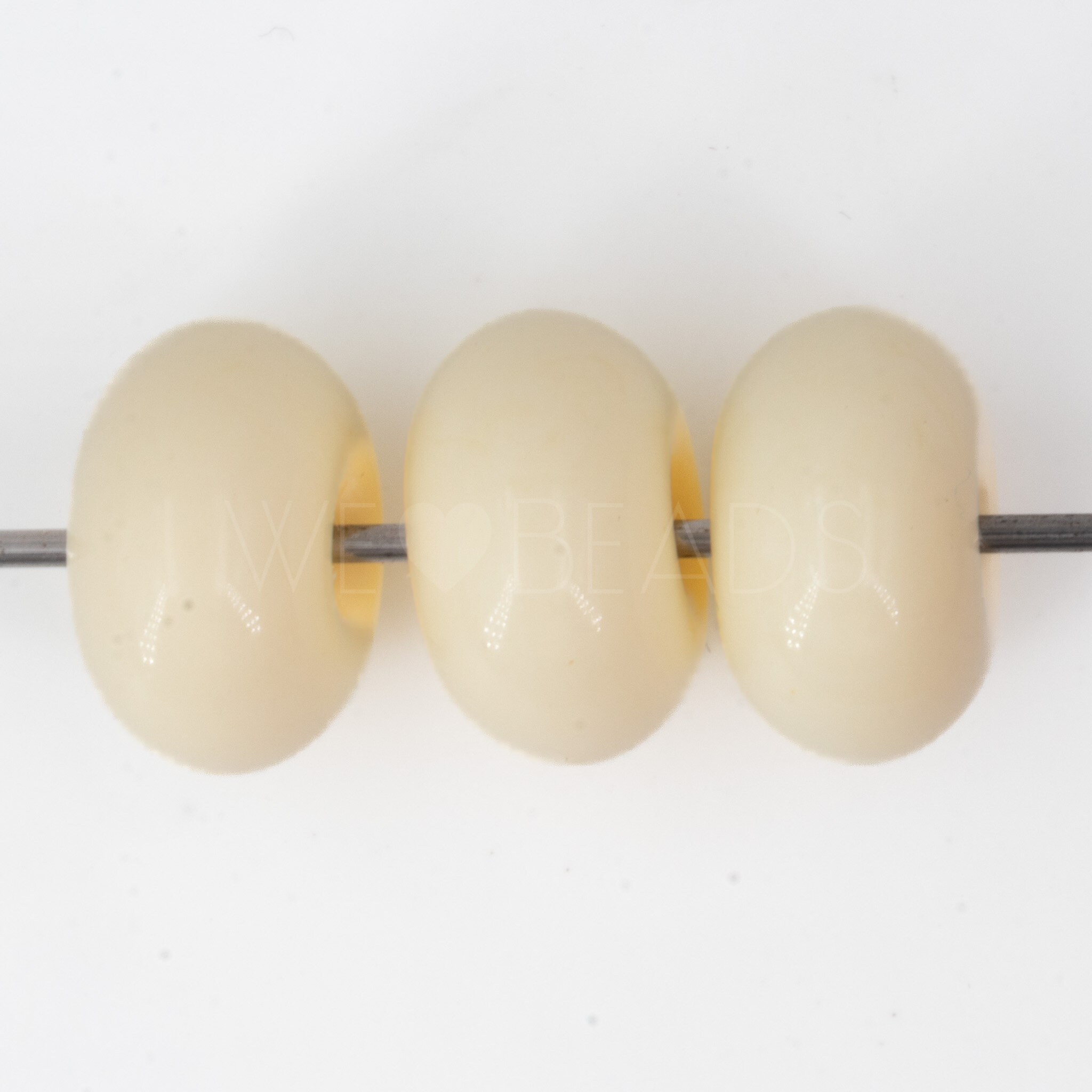 12mm Perle Rondell in elfenbein