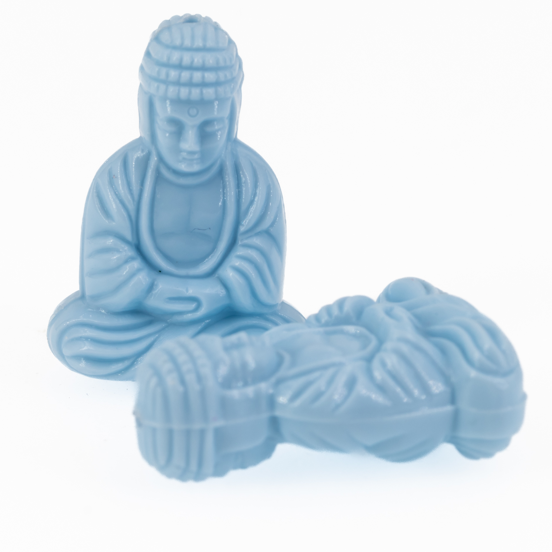 28x18 Buddha bead in blue dream