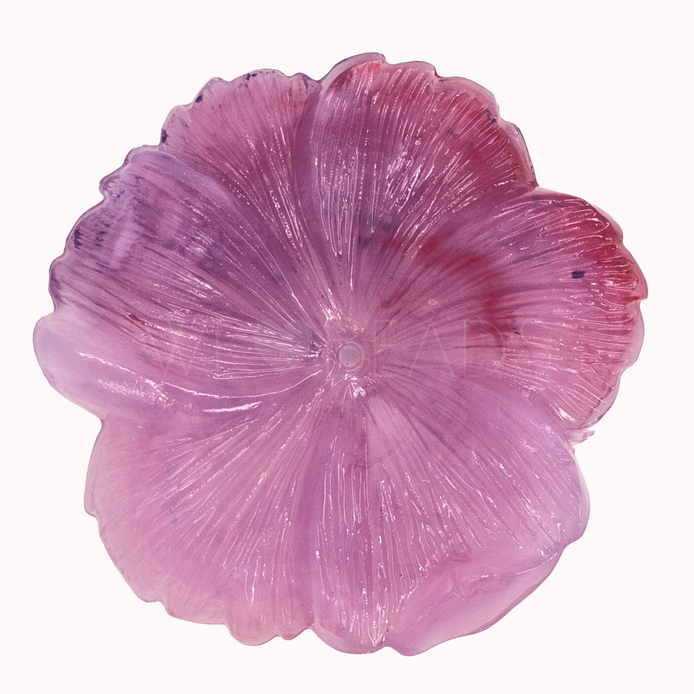 33mm Blume Perle in lila