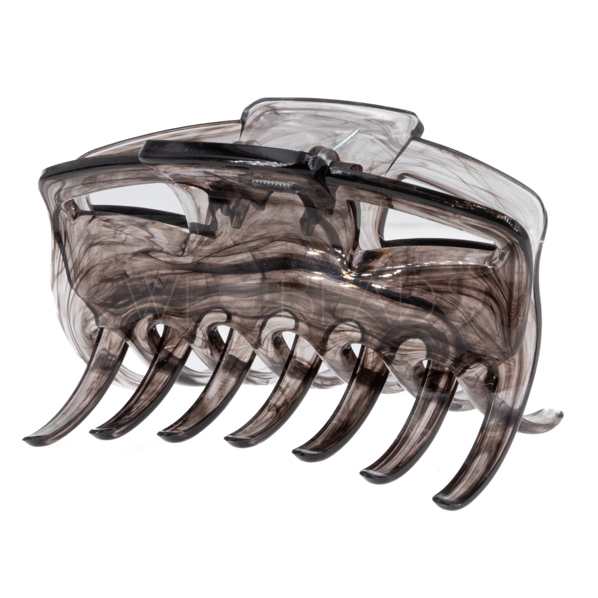 Haarklammer in rauchgrau in medium