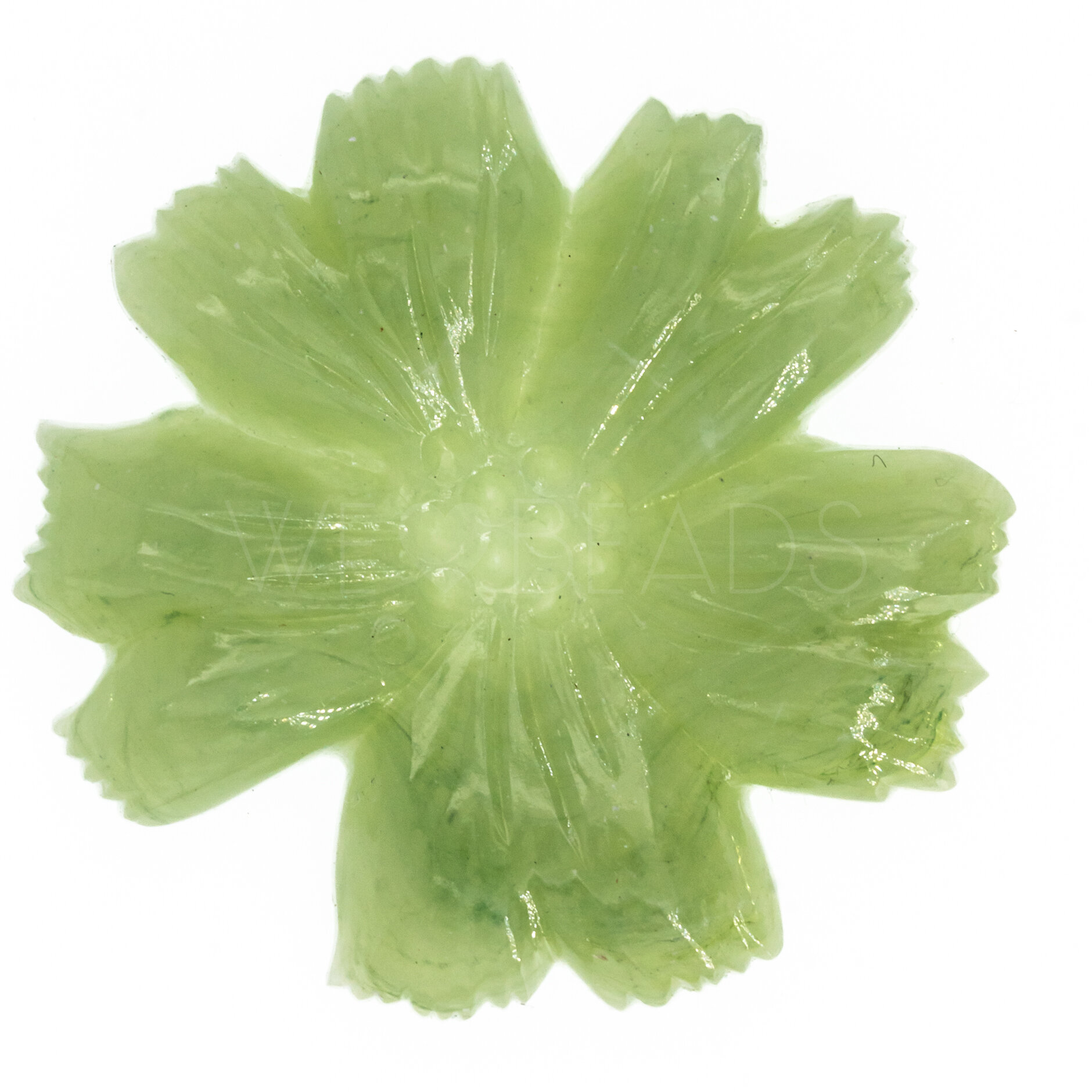 49mm Flower Cabochon in jade