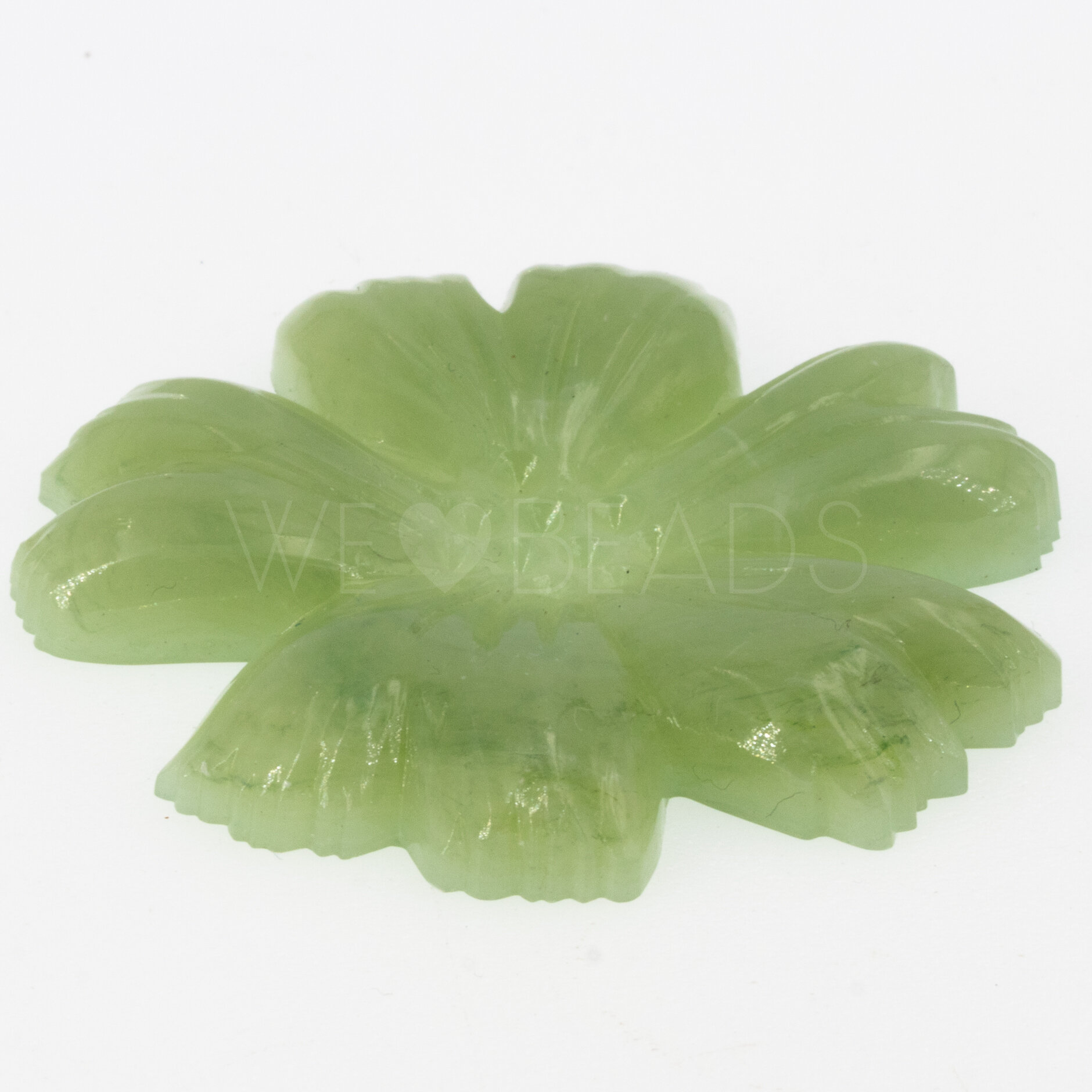 49mm Flower Cabochon in jade