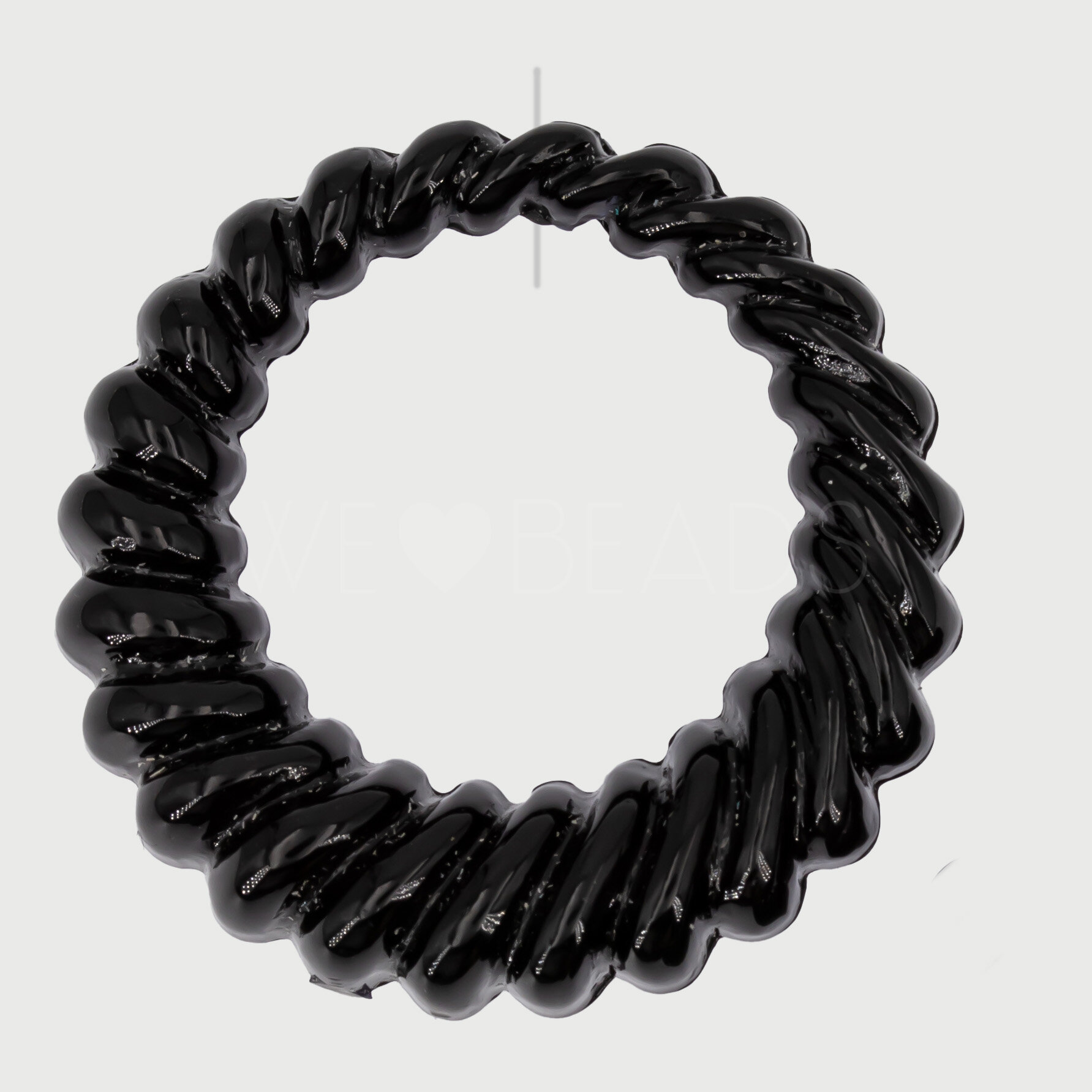 30mm Rund Anhänger in schwarz