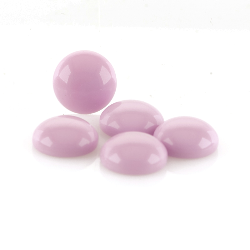 10mm Cabochon oval - lavendel Satt