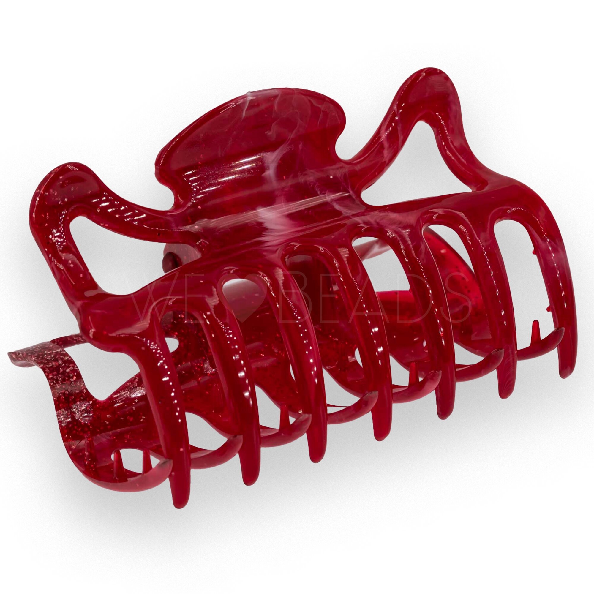 Haarklammer in rot (Large)