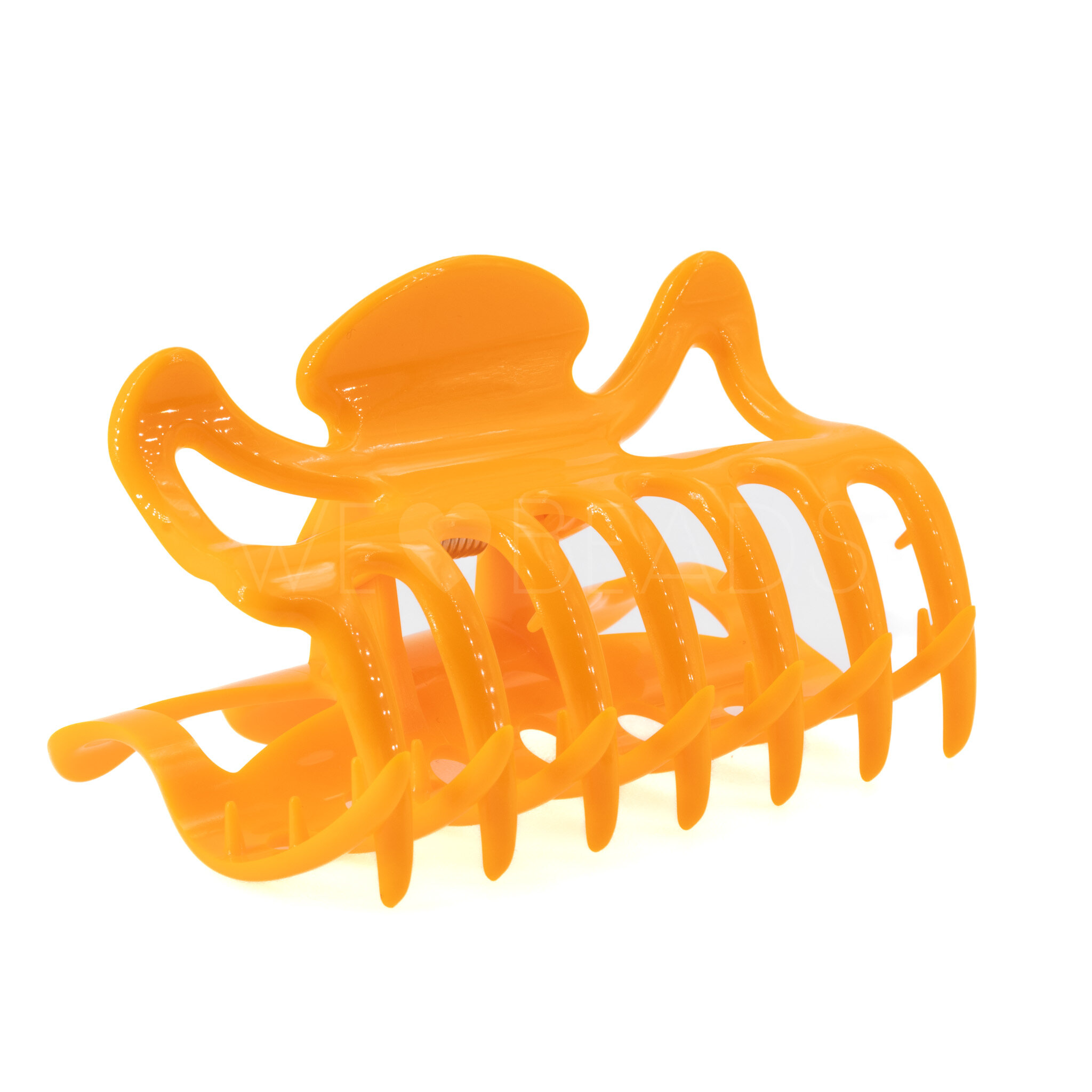 Haarklammer in pastell orange (Large)