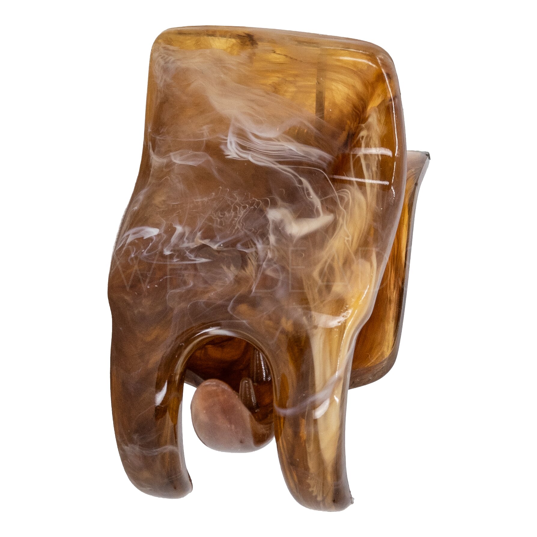 Haarklammer in horn (medium)