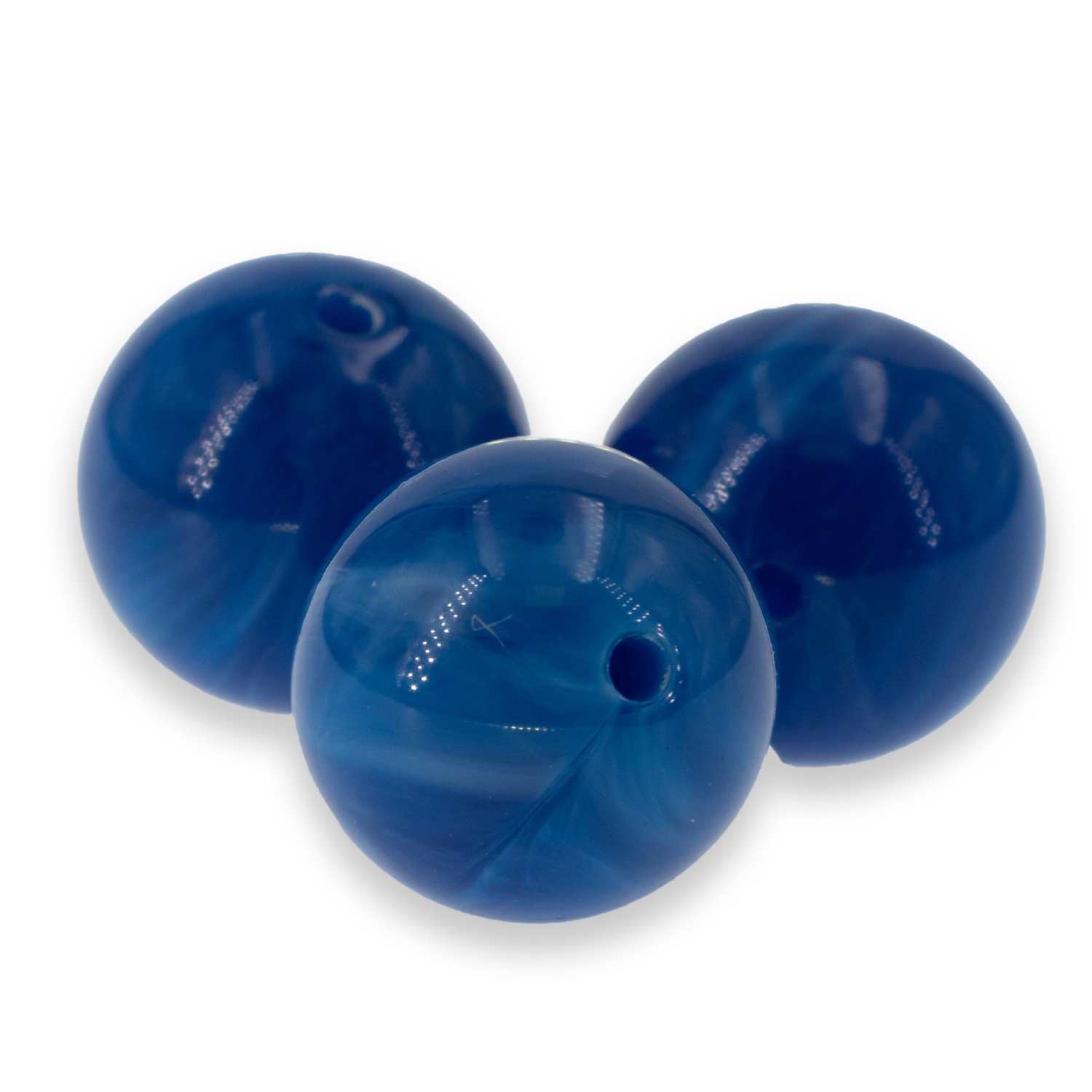 10mm Roundbead in pearl grey Opaque