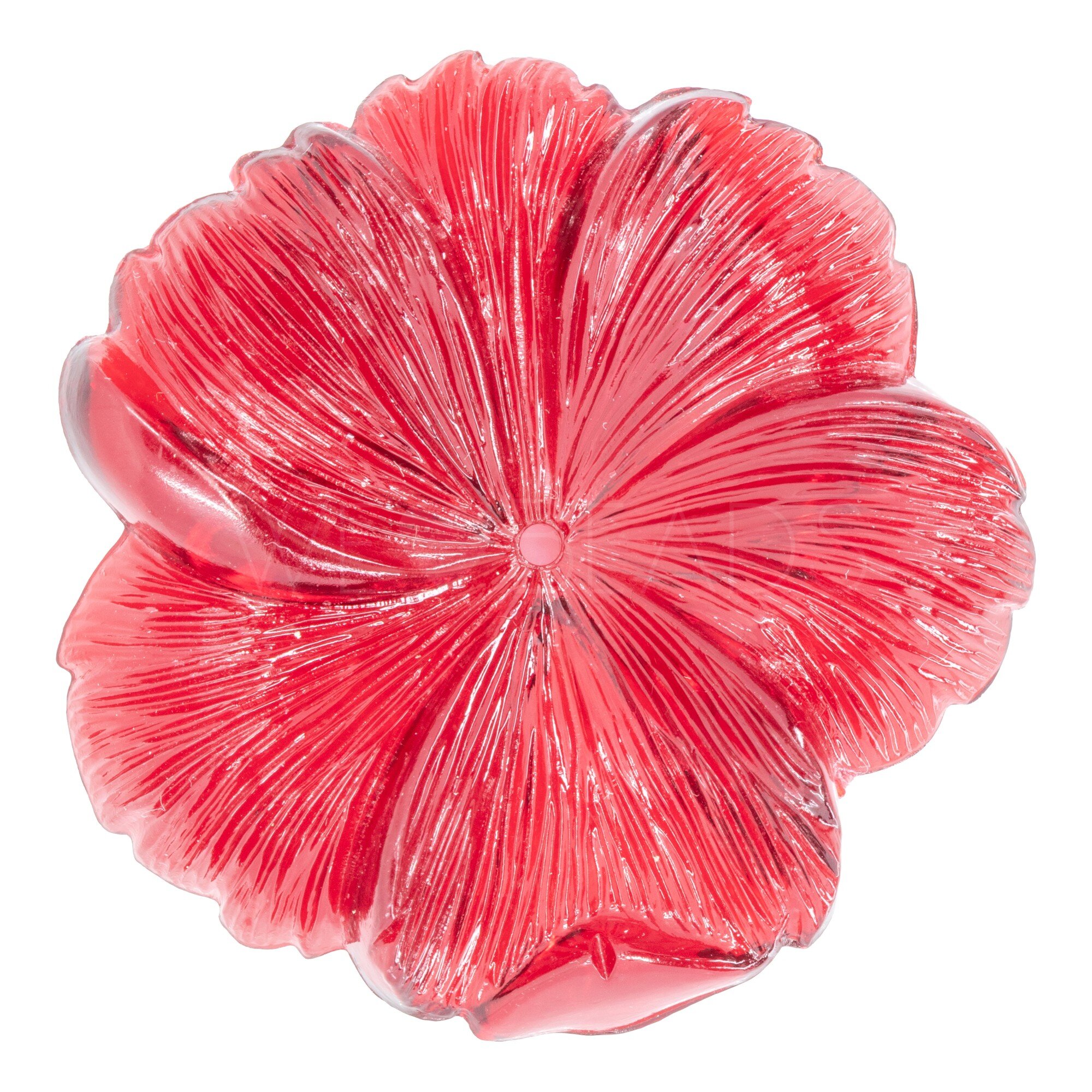 45mm Flower Beads in red