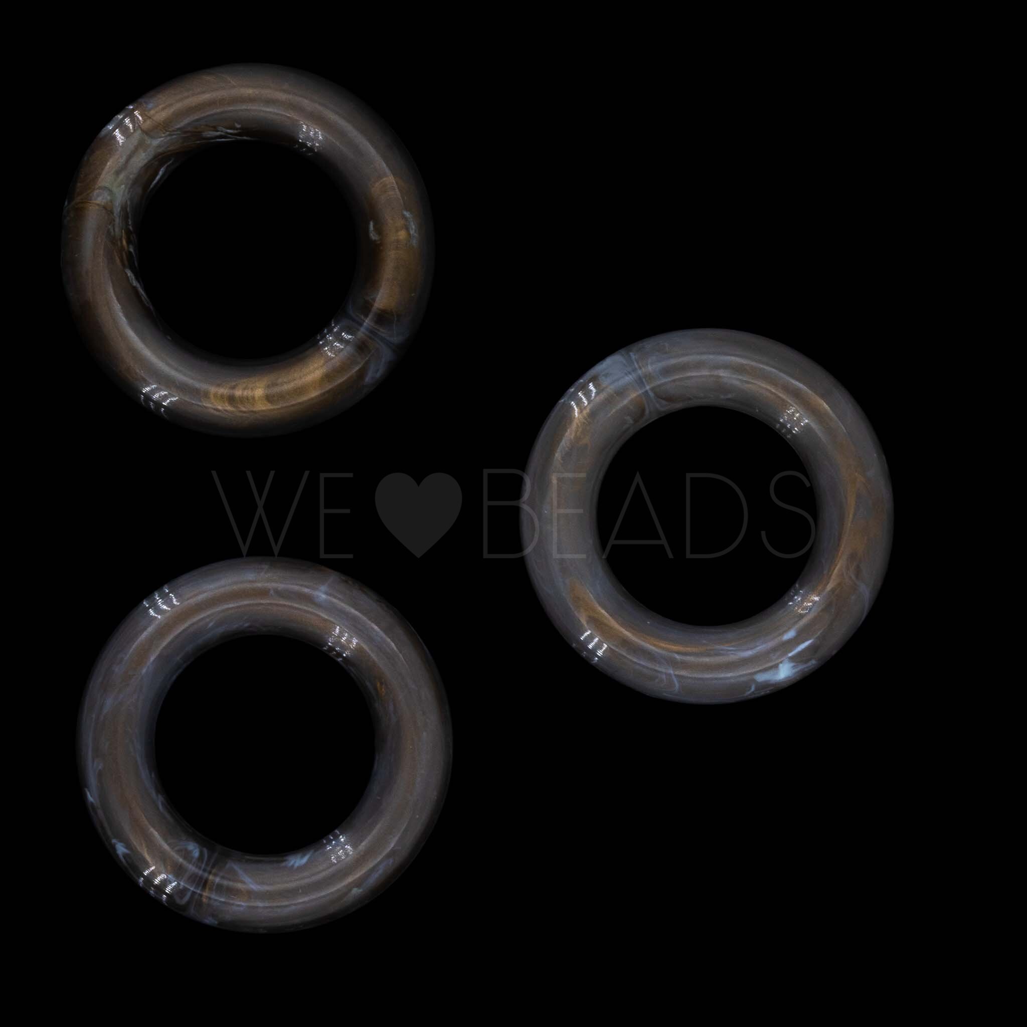 21mm Ring in perlgoldgrau