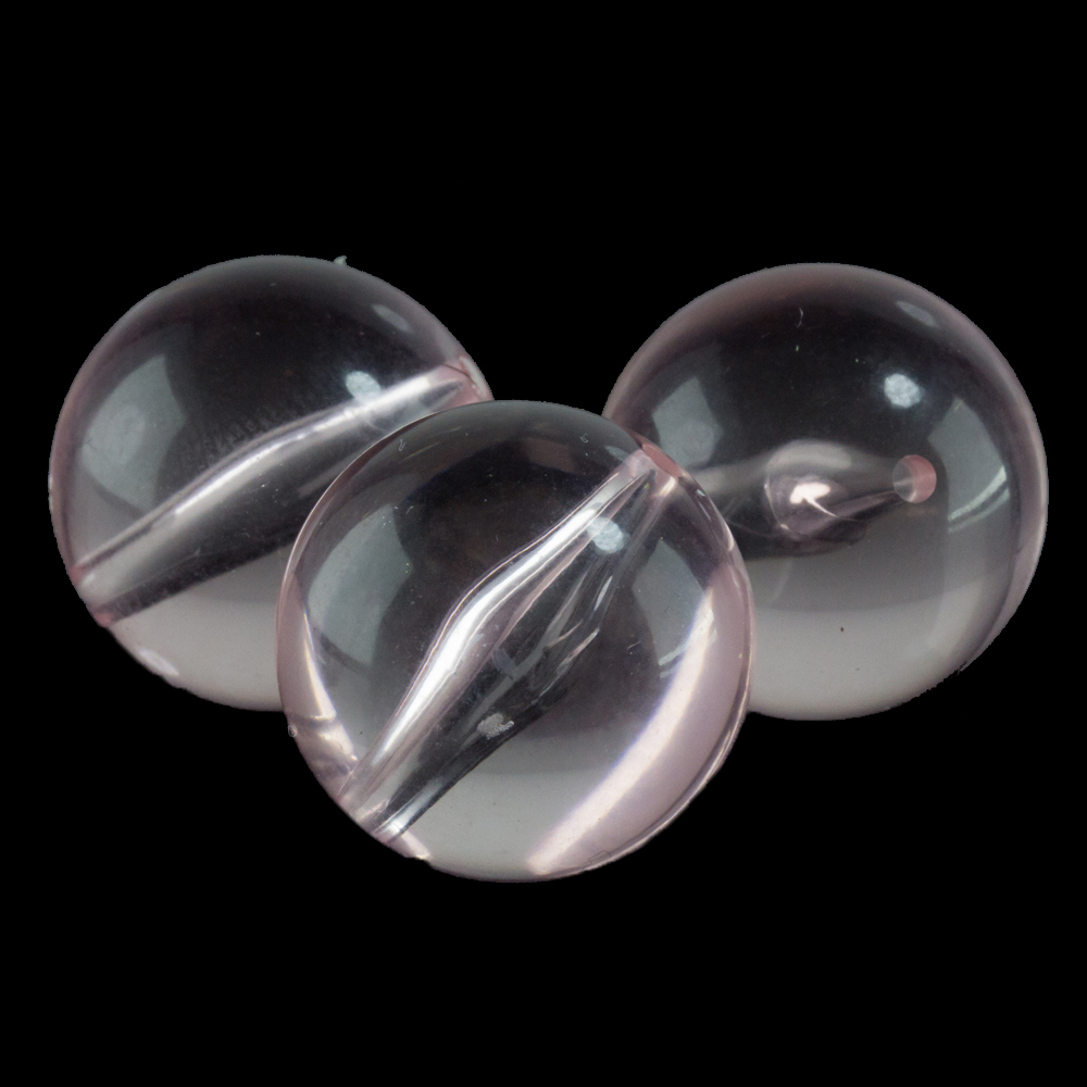 20mm Roundbead in antique rose Translucent