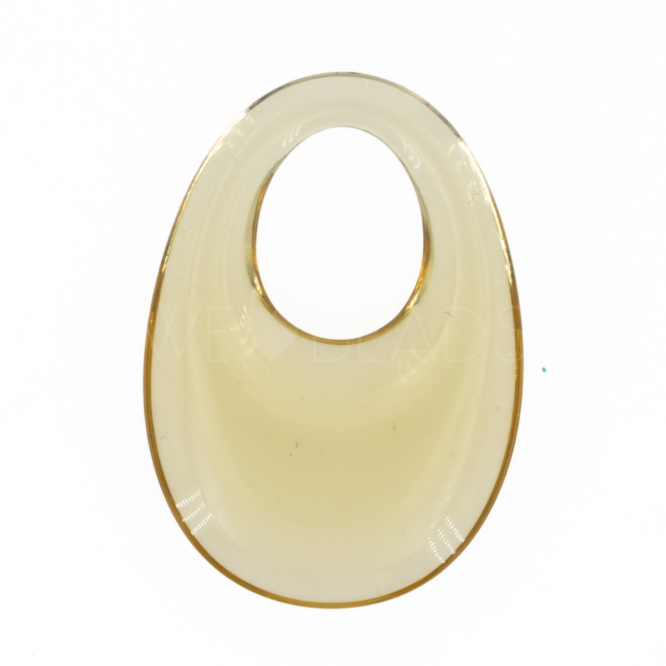 34x25 Elypse Charm in honey yellow