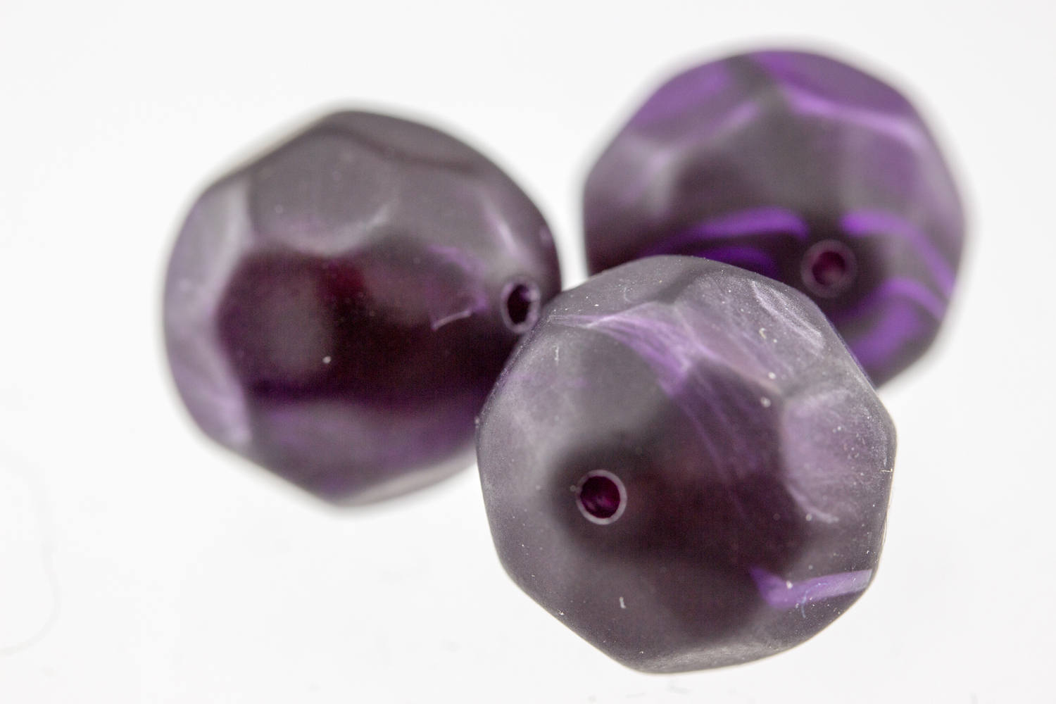 14mm  facettierte Rundperle in   
