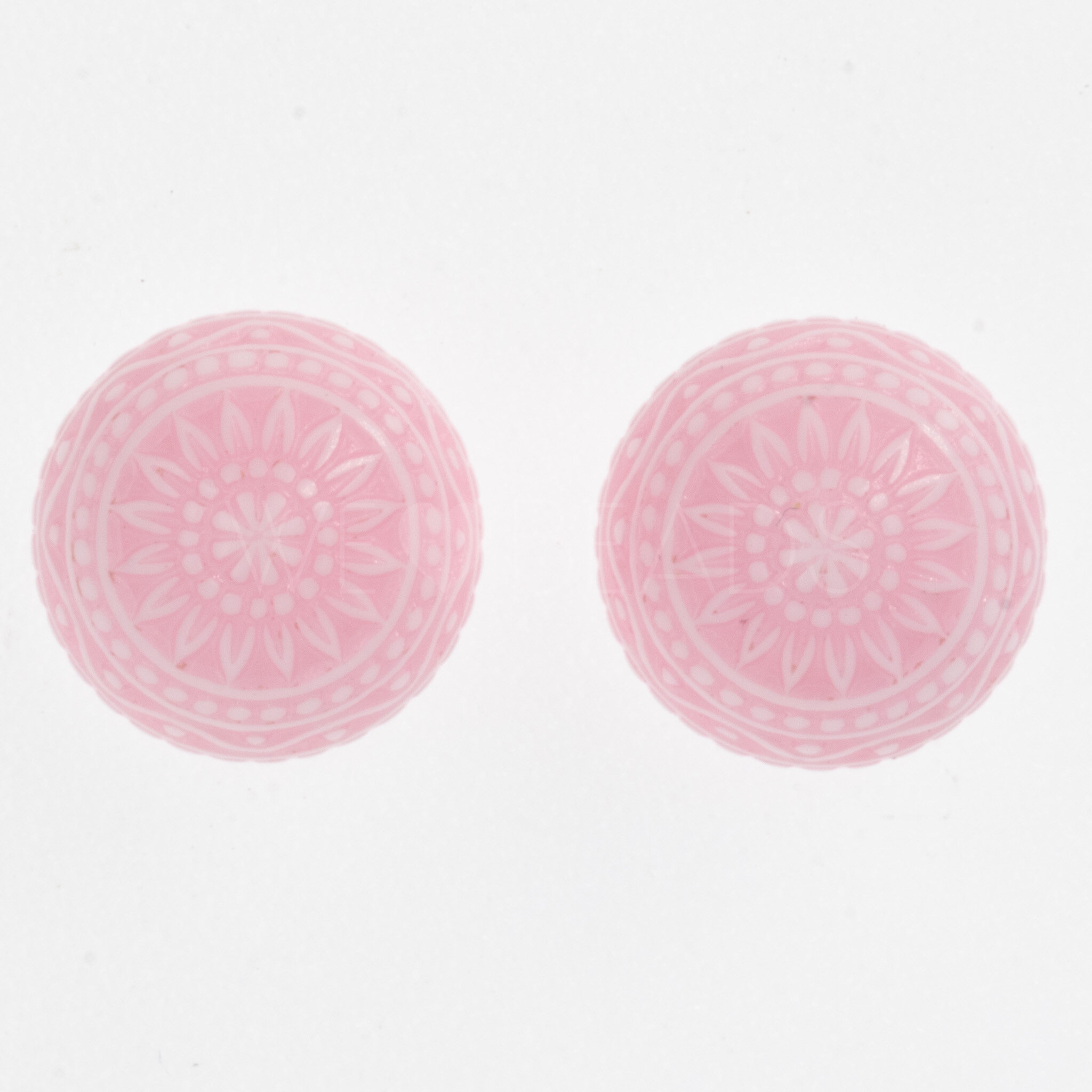 12mm Mosaik  Cabochon Rund in gelb