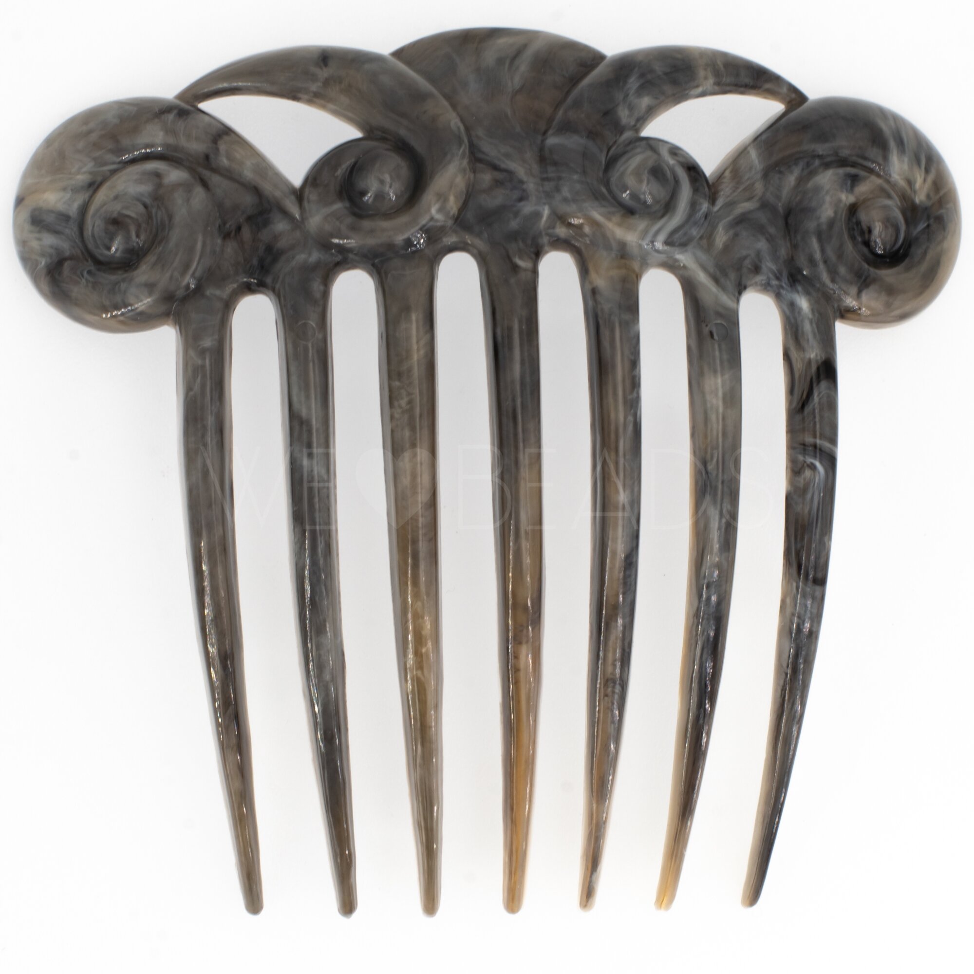 Hair Comb in militarygrey , Large