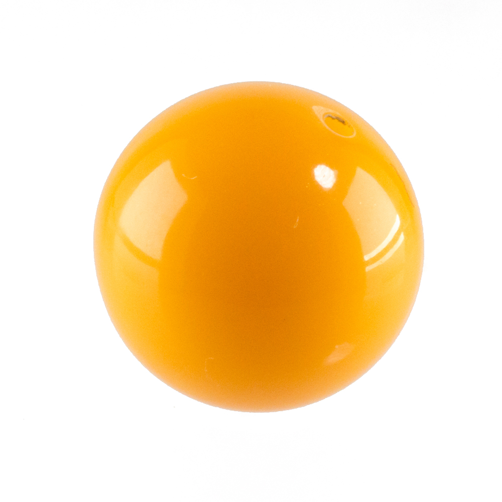 20mm Roundbead in tangerine Opaque