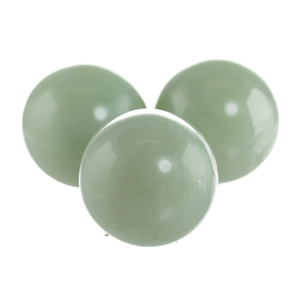 25mm Rundperle in  jade  Marmor
