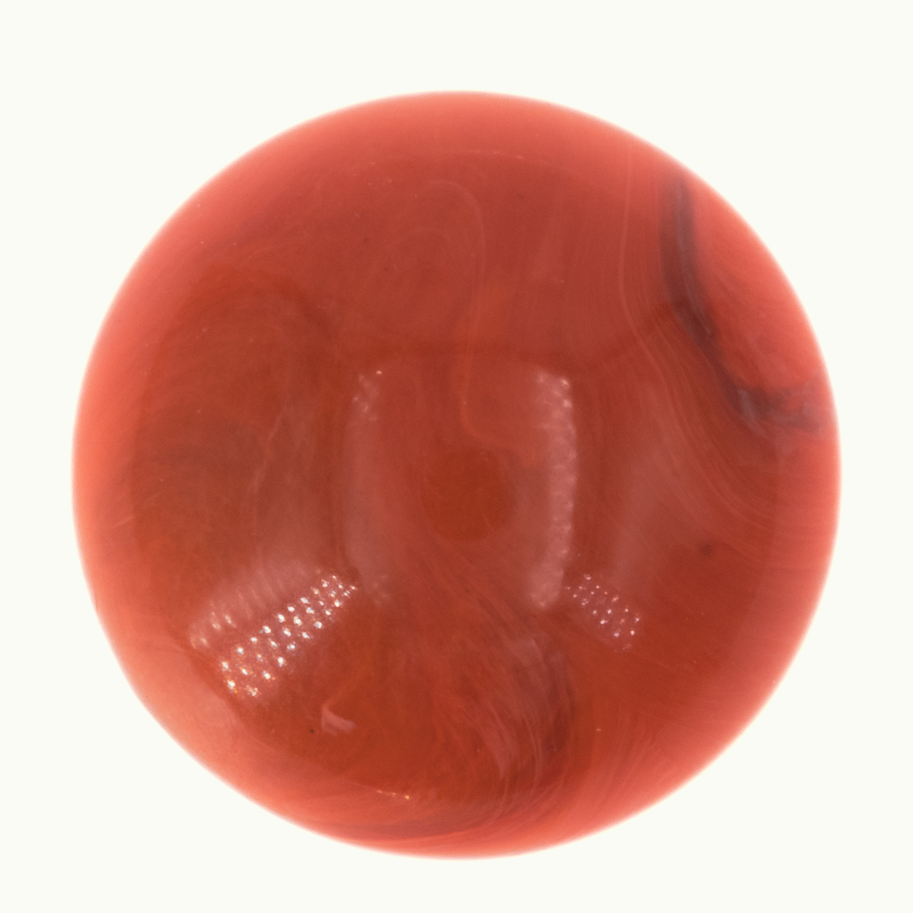 10mm Cabochon oval - coralle Marmor
