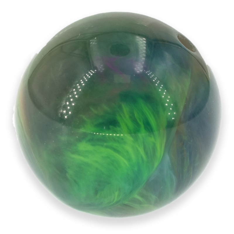 12mm Roundbead in Mystic Aurora Marbled