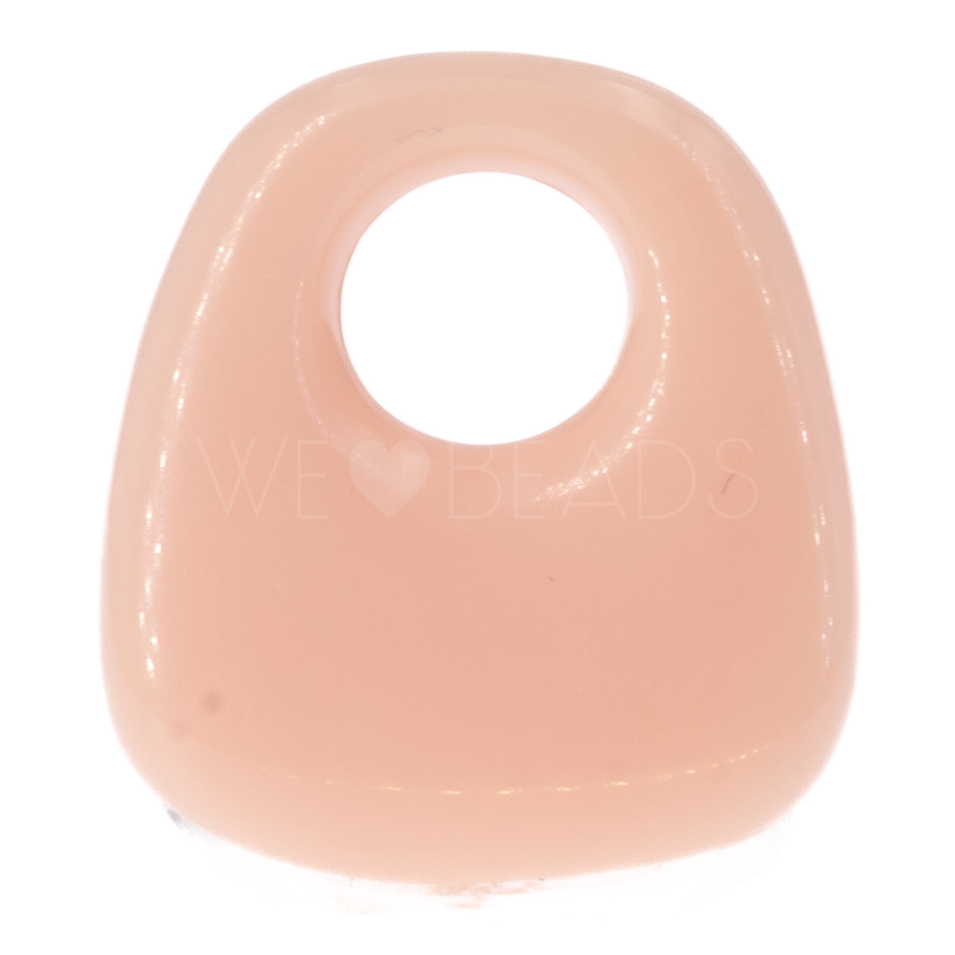 23x21 Trapezium Charm in peach