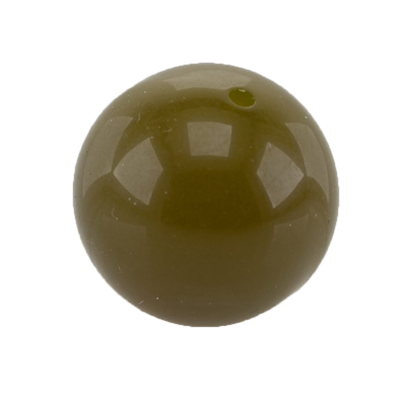 12mm Rundperle in  nordsee petrol Opal