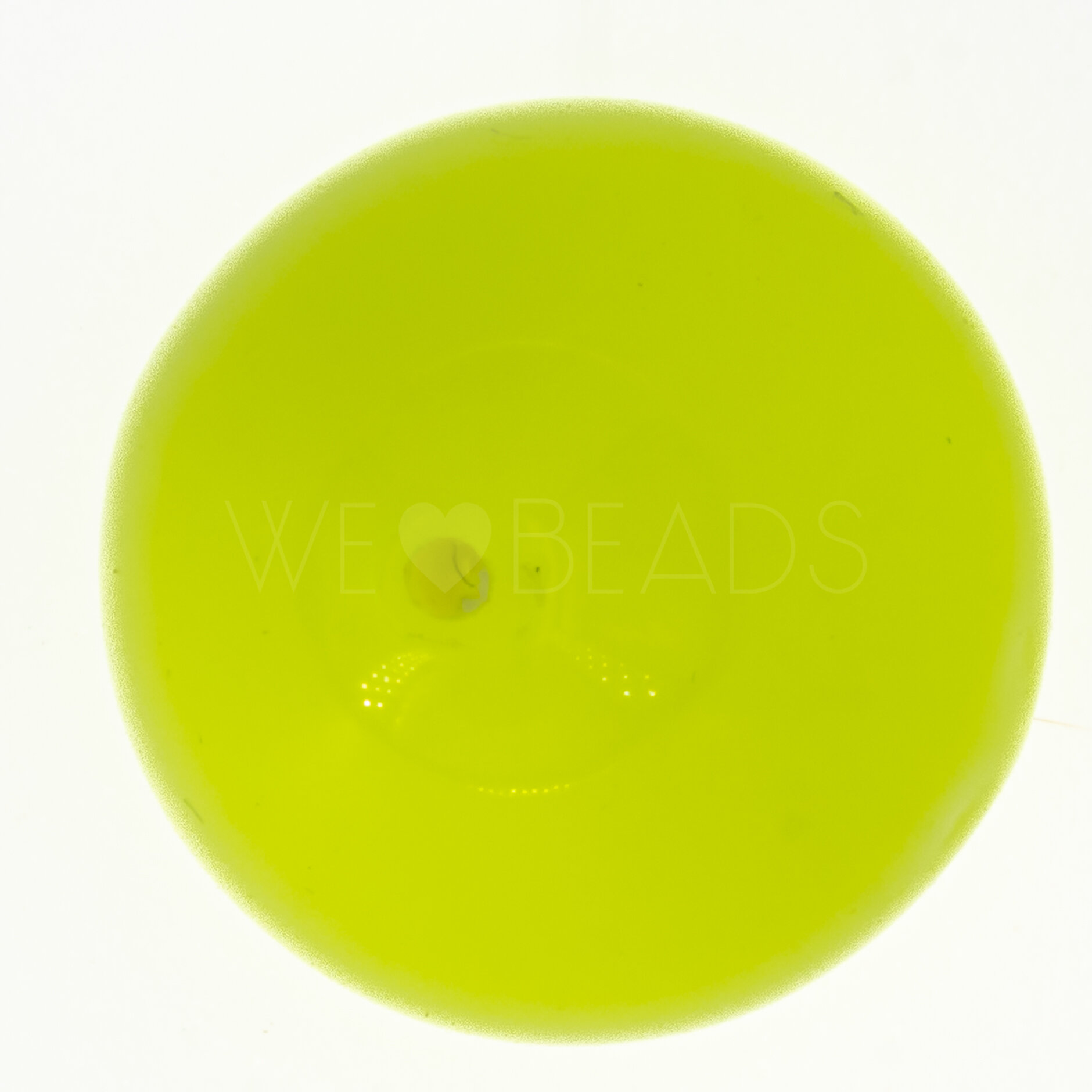 32x22 drop Beads in neon yellow