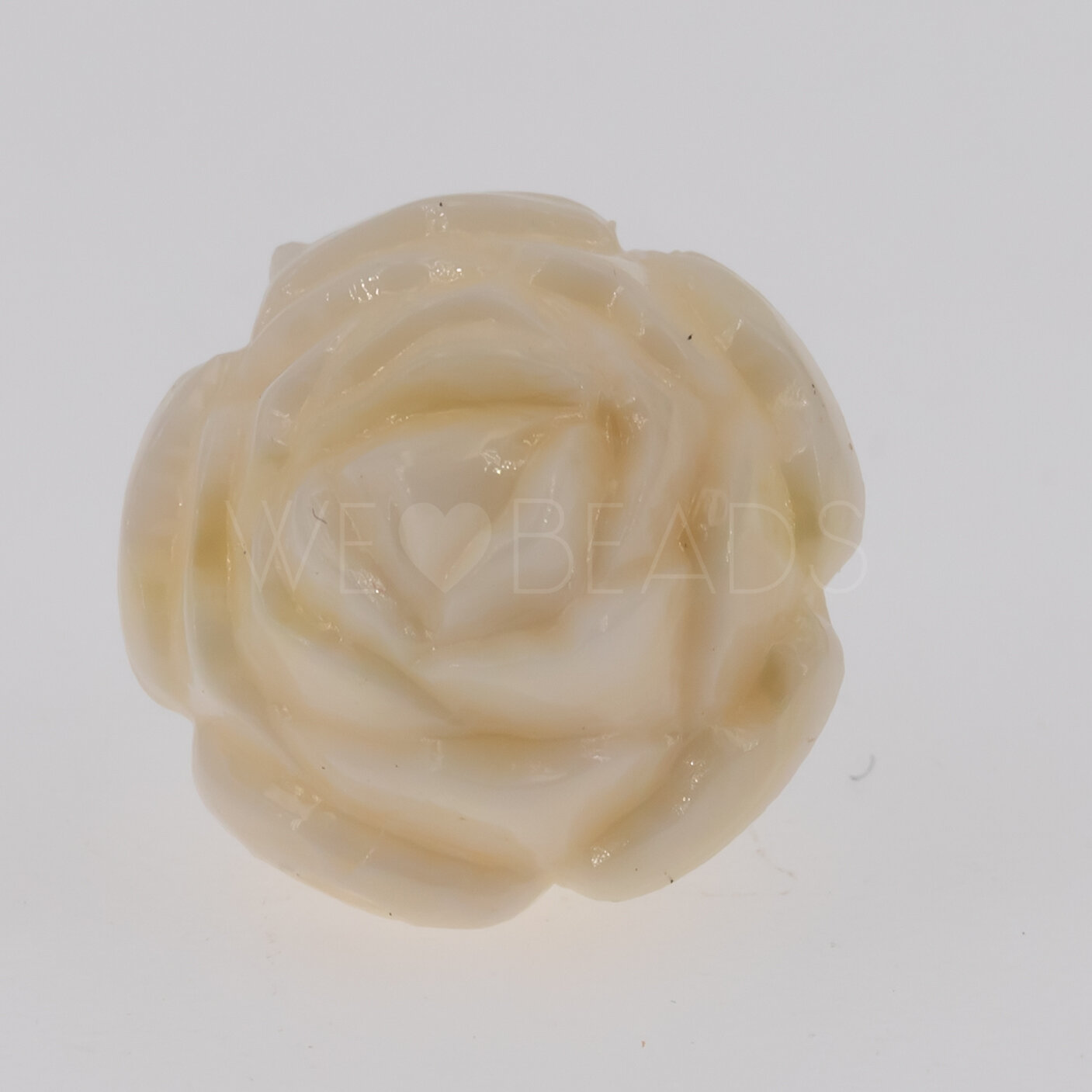 16mm Rose Perle in elfenbeinfarben