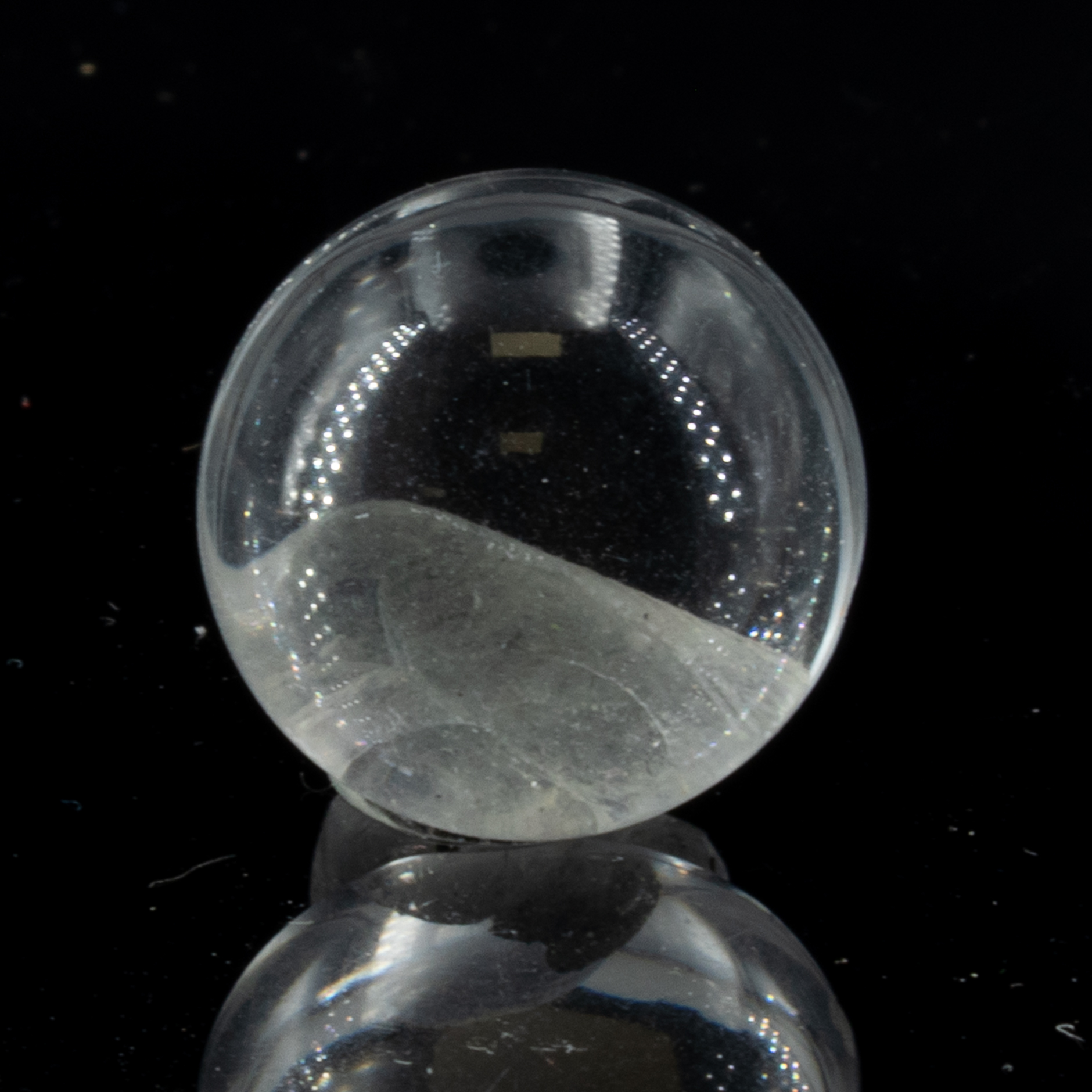 10mm Cabochon oval - glasklar Transparent