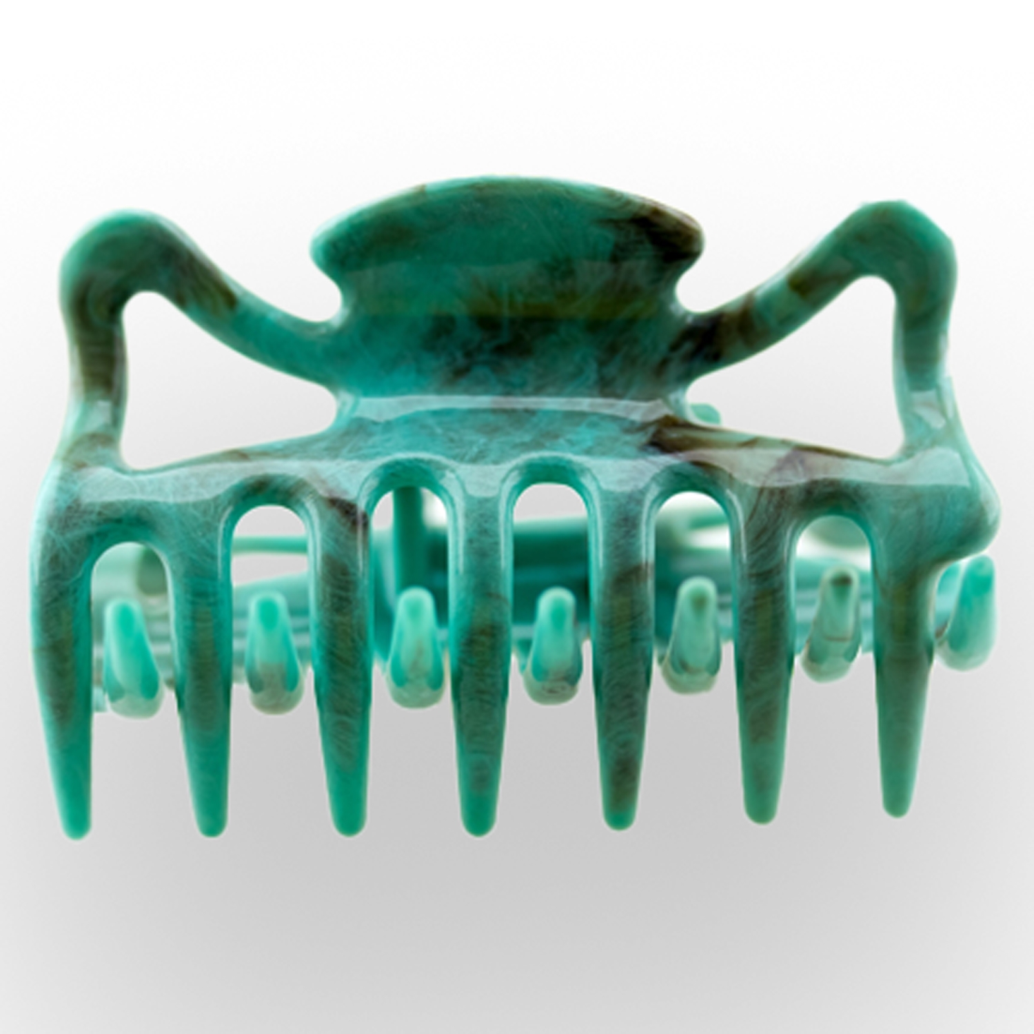 Haarklammer in türkis , medium