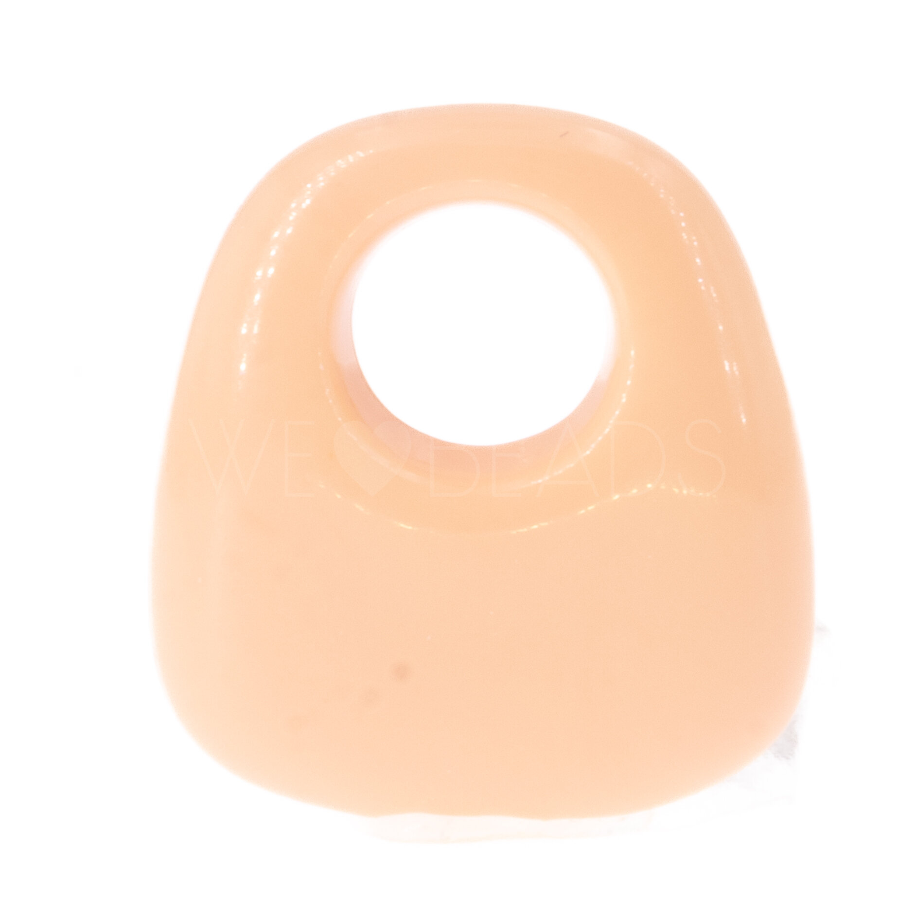 23x21 Anhänger Trapez in muschelrosa