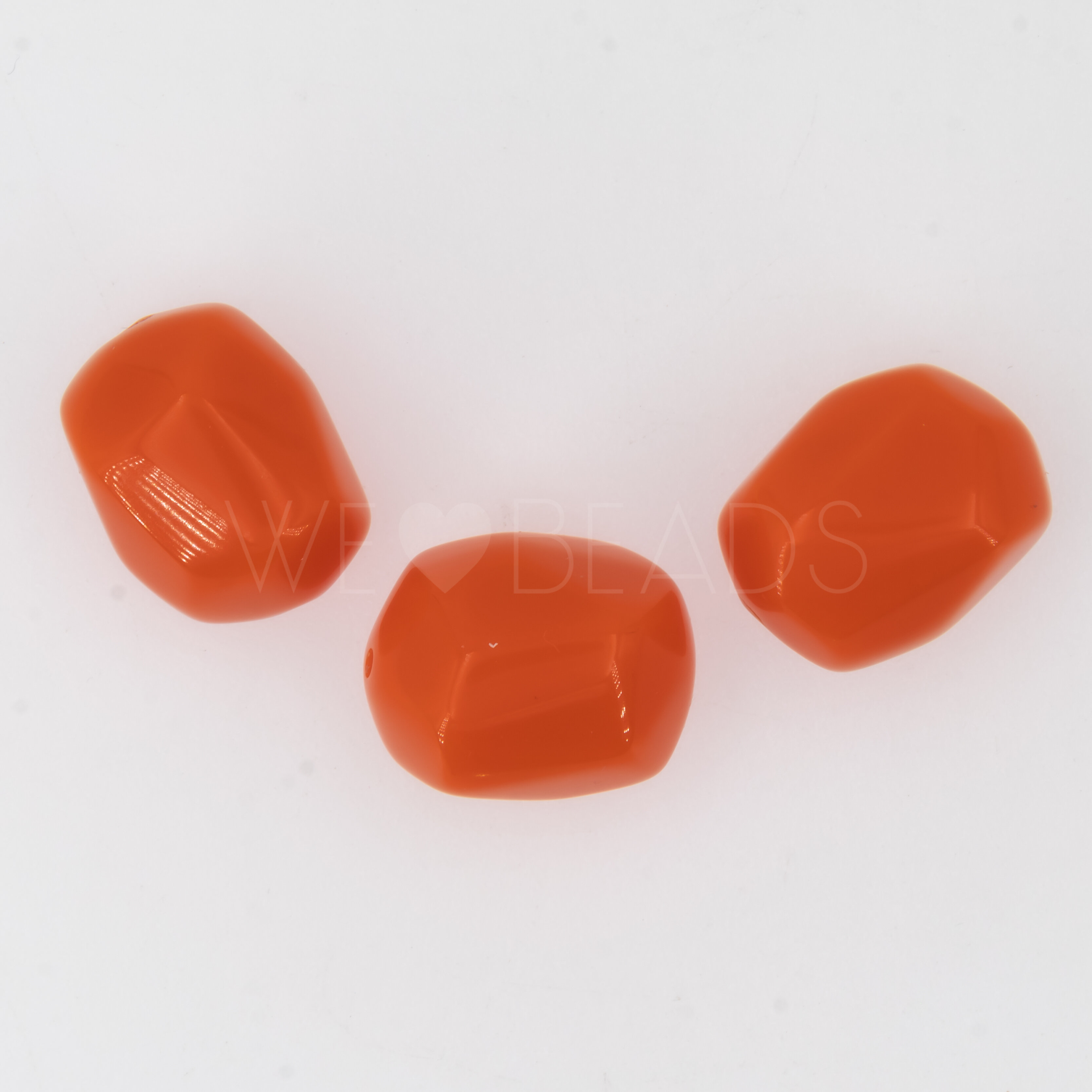20x16 baroque Beads in orange