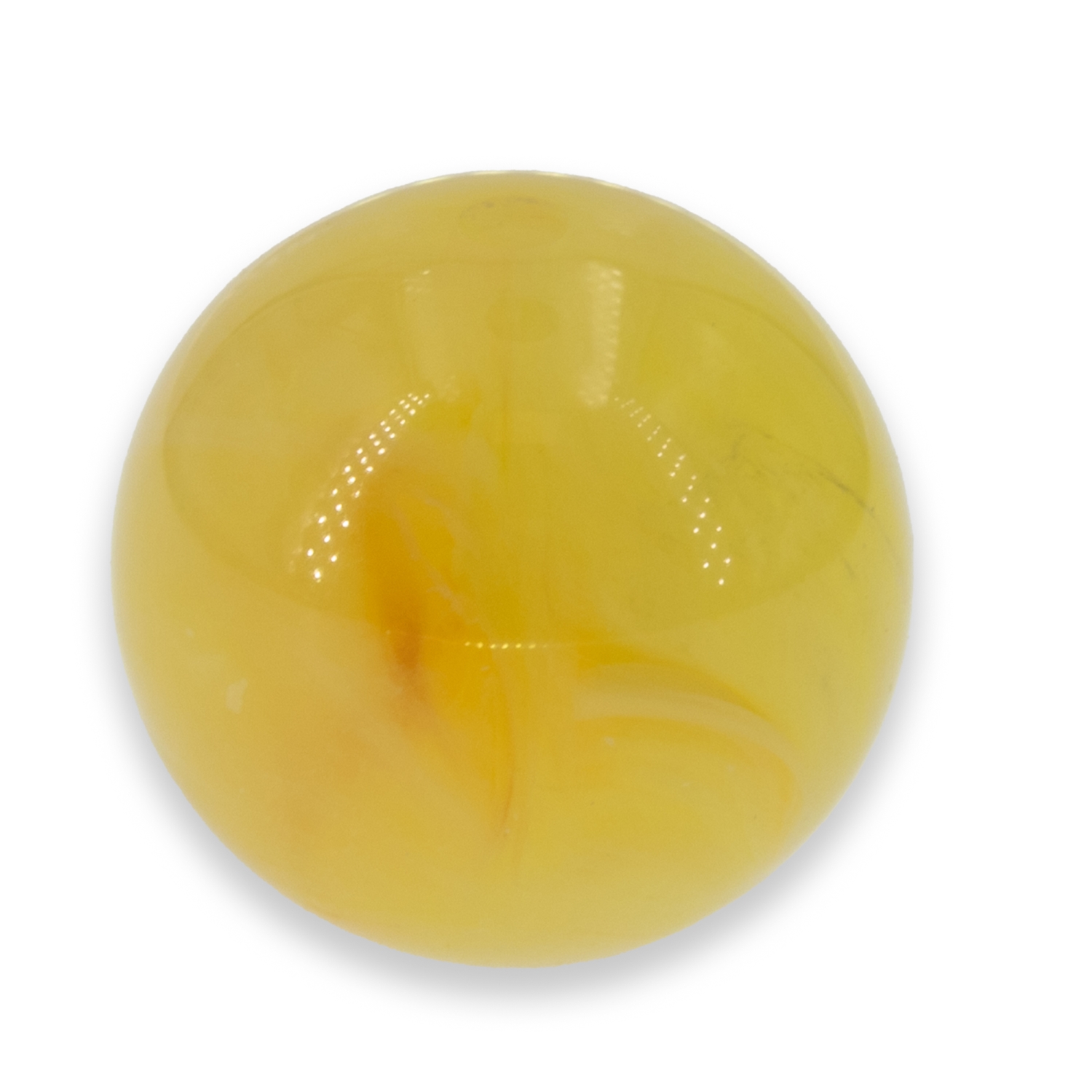10mm Roundbead in citrus creme Marbled