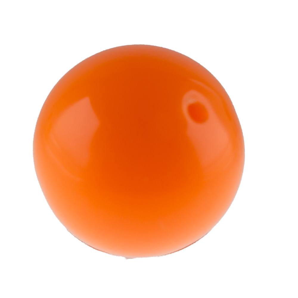 10mm Rundperle in  neon orange Opal
