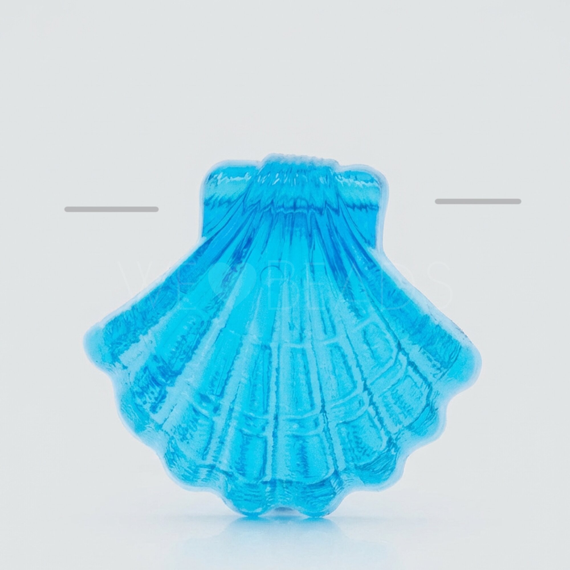 21x19 Jakobsmuschel Perle in nachtblau