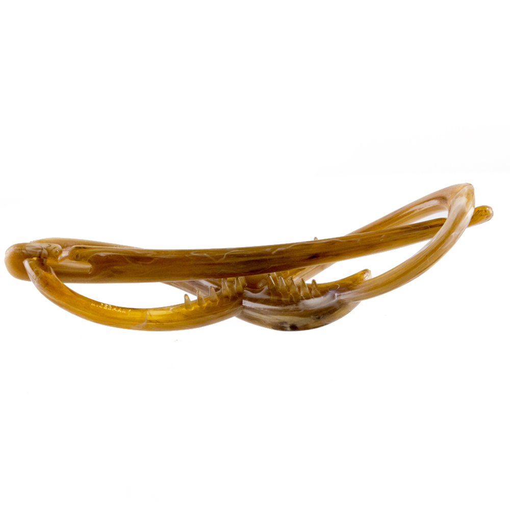 Libellenspange in horn Marmor, medium