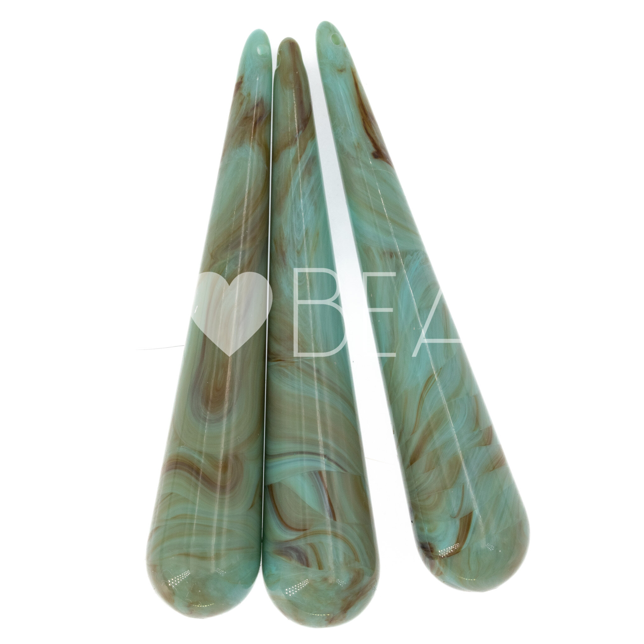 60x12 Perle Tropfen in türkis