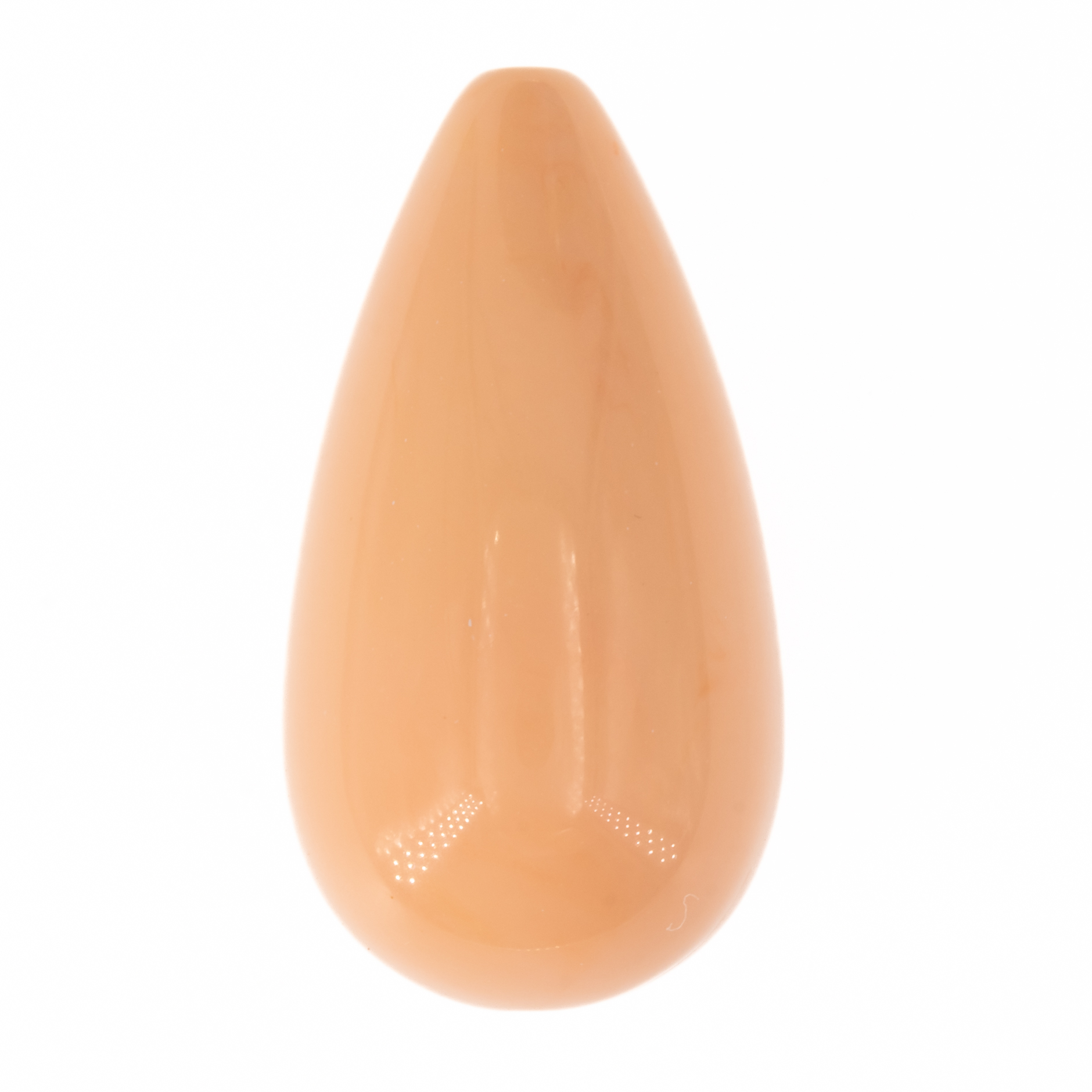 26x14 Tropfen perle in pfirsich rosa 