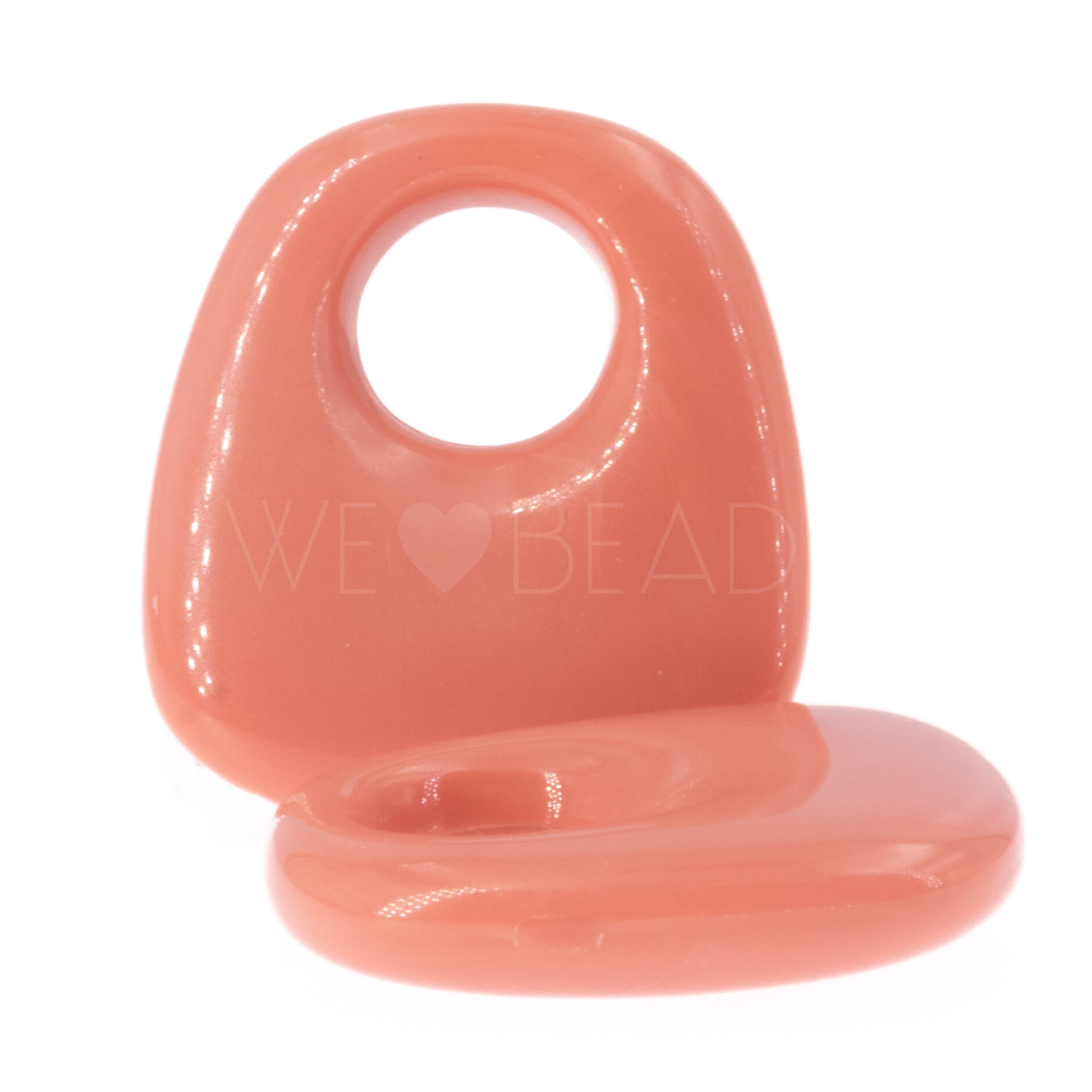23x21 Trapezium Charm in blossom rose
