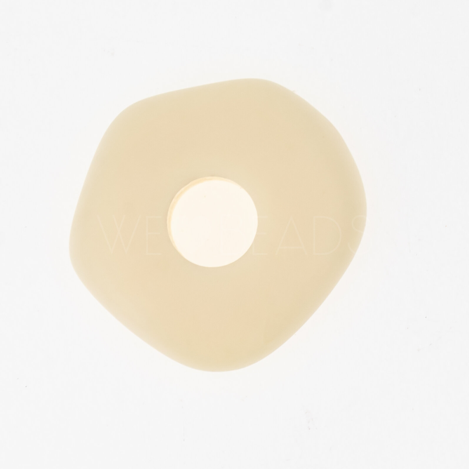 20mm Donut Beads in ivory
