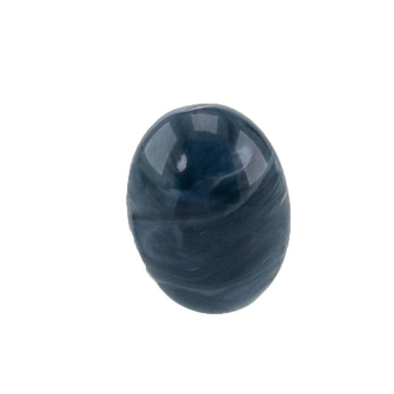 14x10 Oval Cabochon  - blue Marbled,