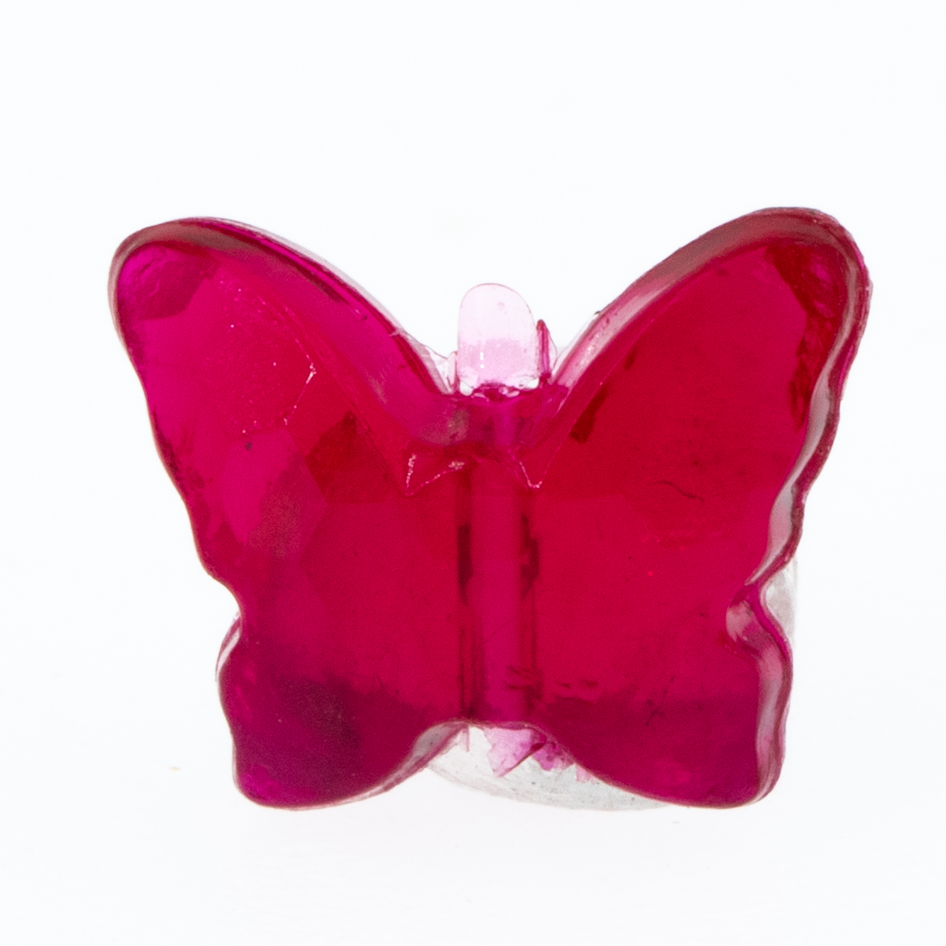 11x9 Schmetterling  in Fuchsia Transparent