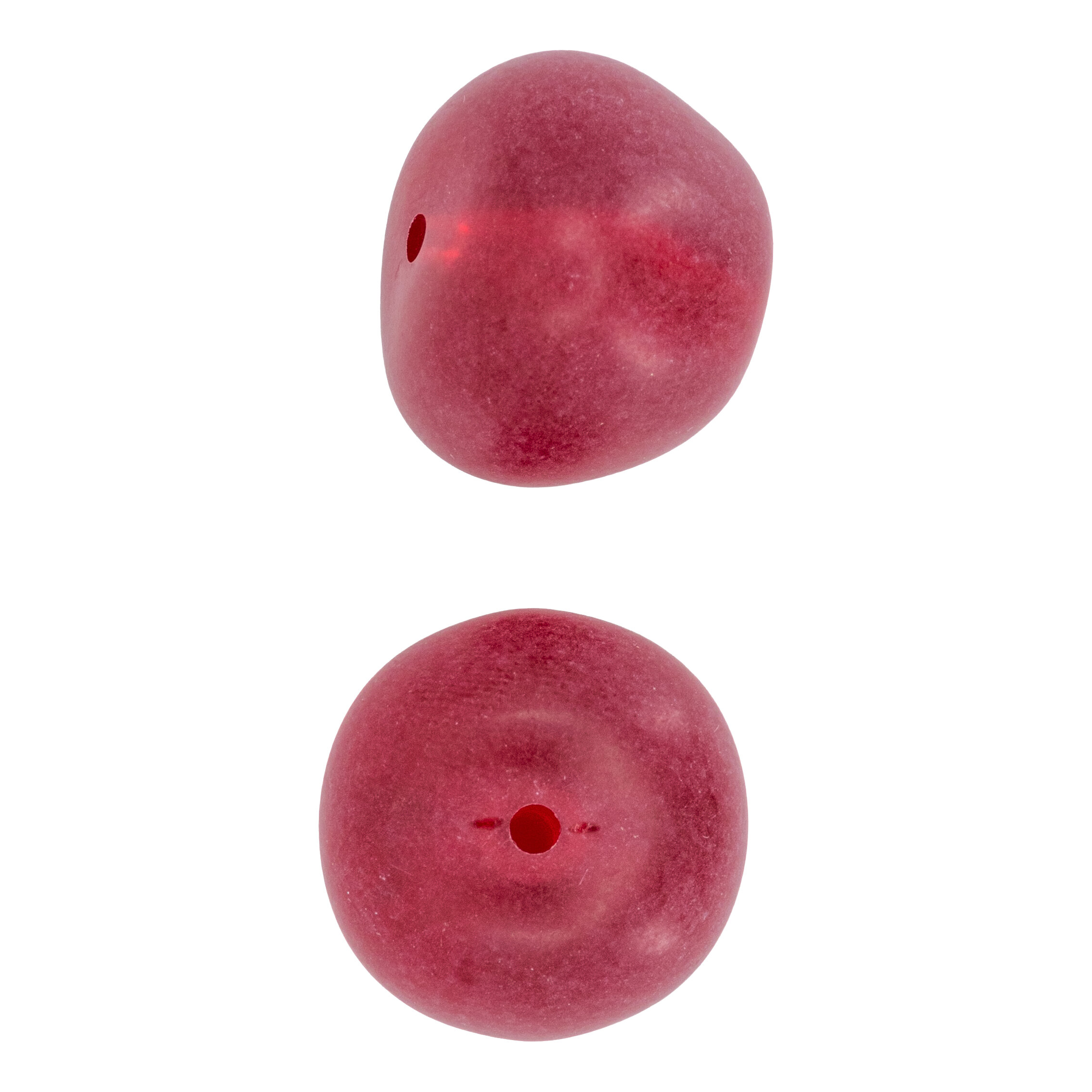 25x21 Apple Beads in red