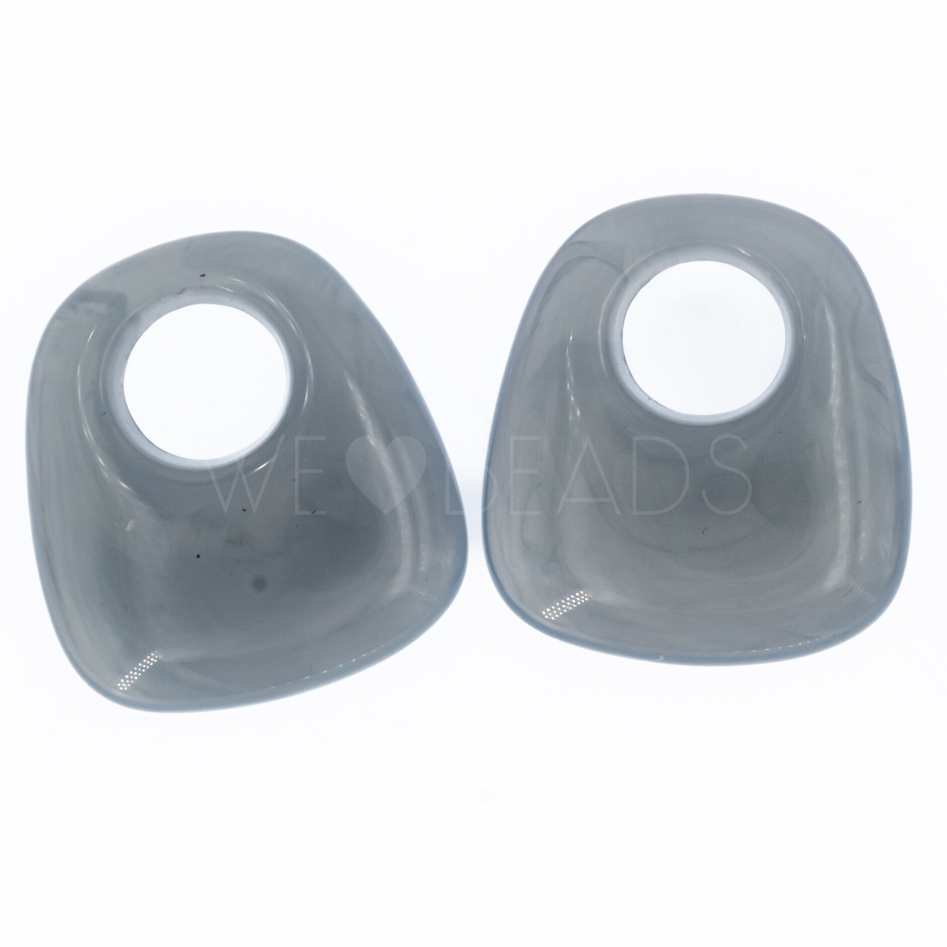 23x21 Trapezium Charm in misty grey