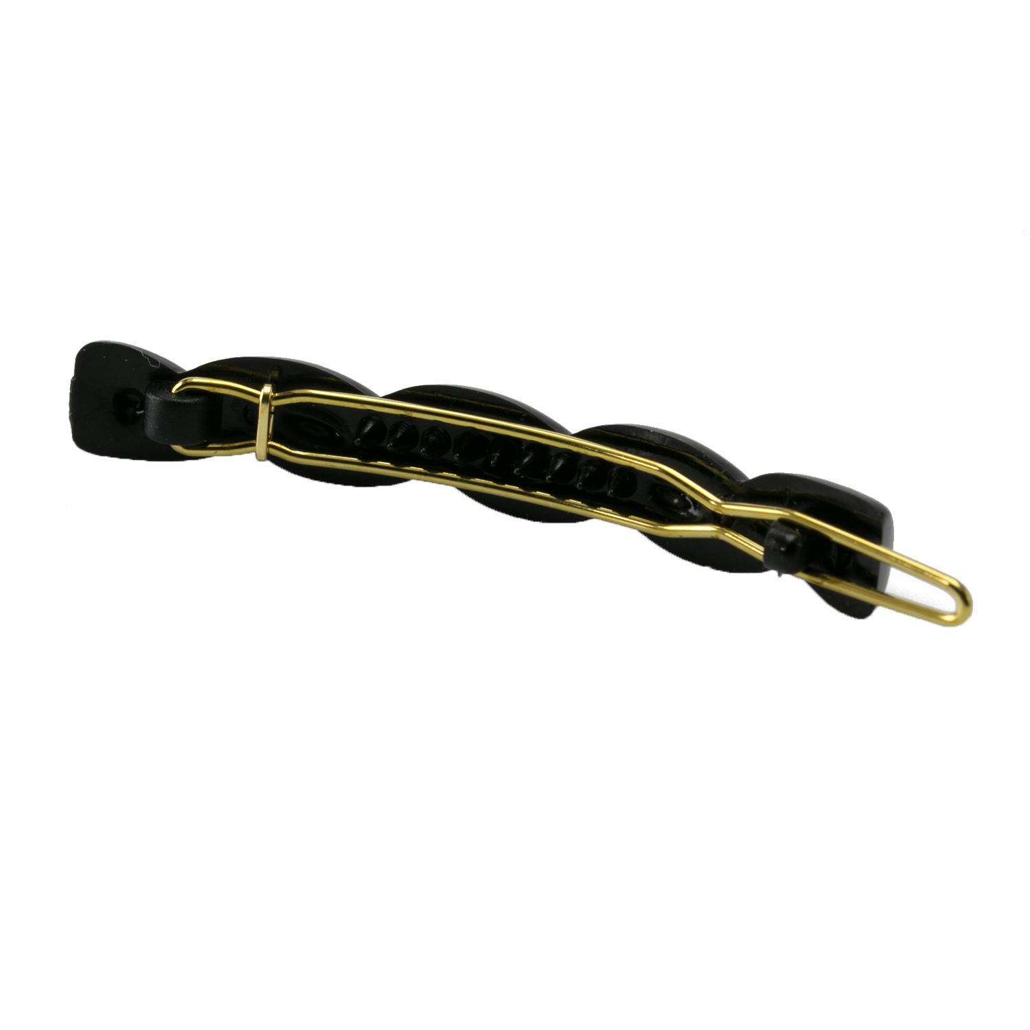 Dratspange in schwarz Satt, klein