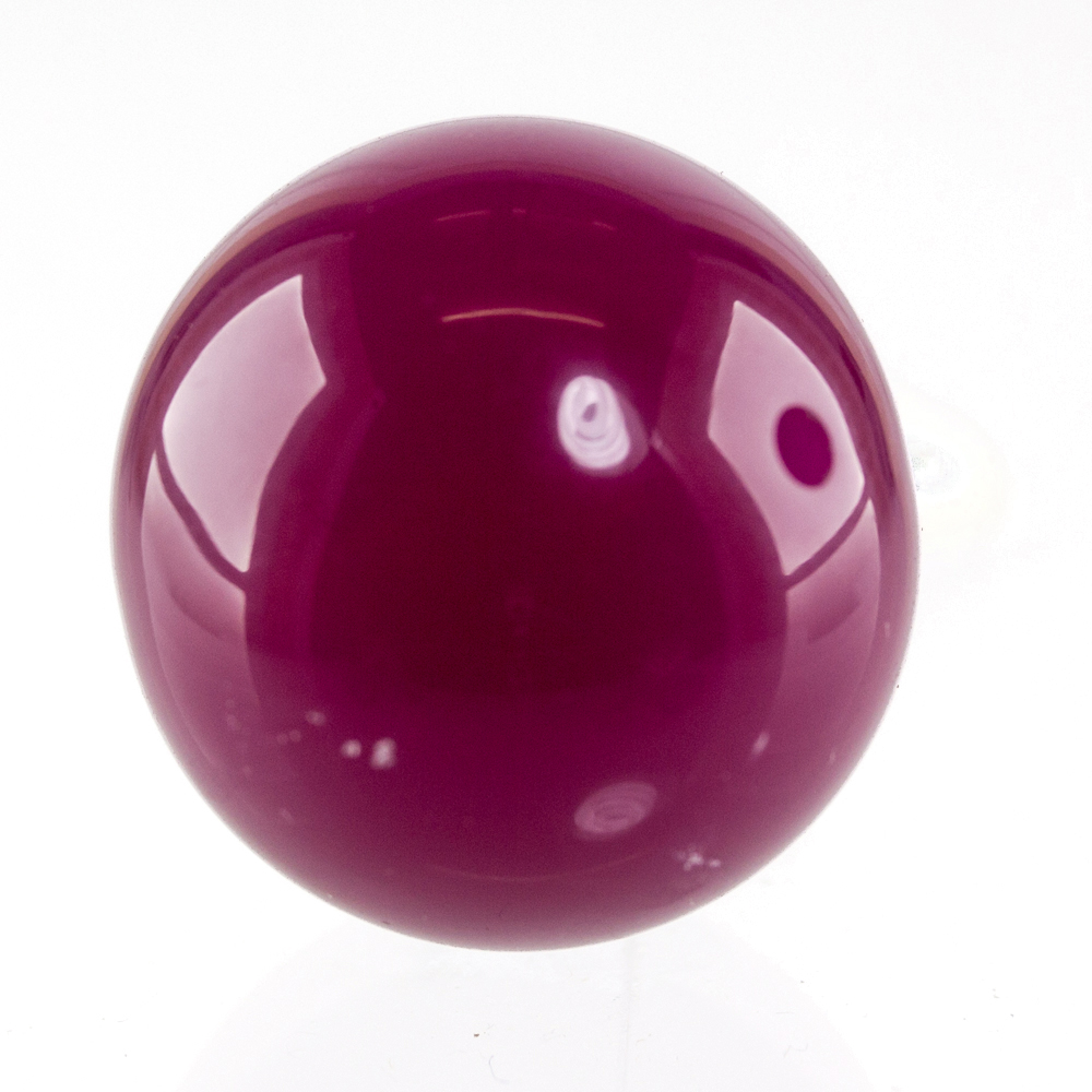 18mm Rundperle in  fuchsia  Opal