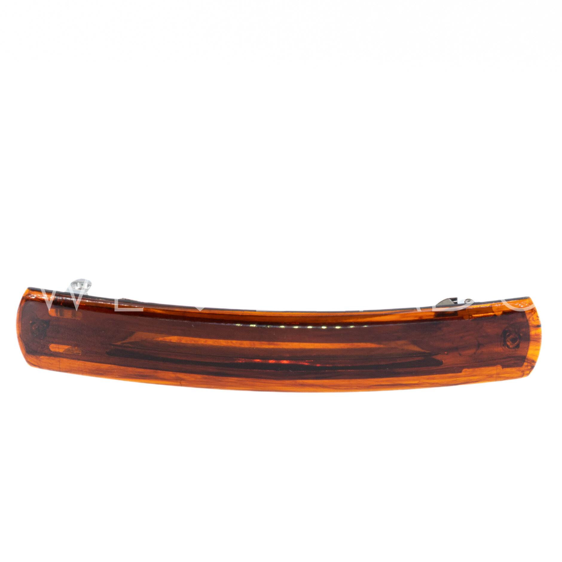 Haarspange Rechteck in Havanna Large