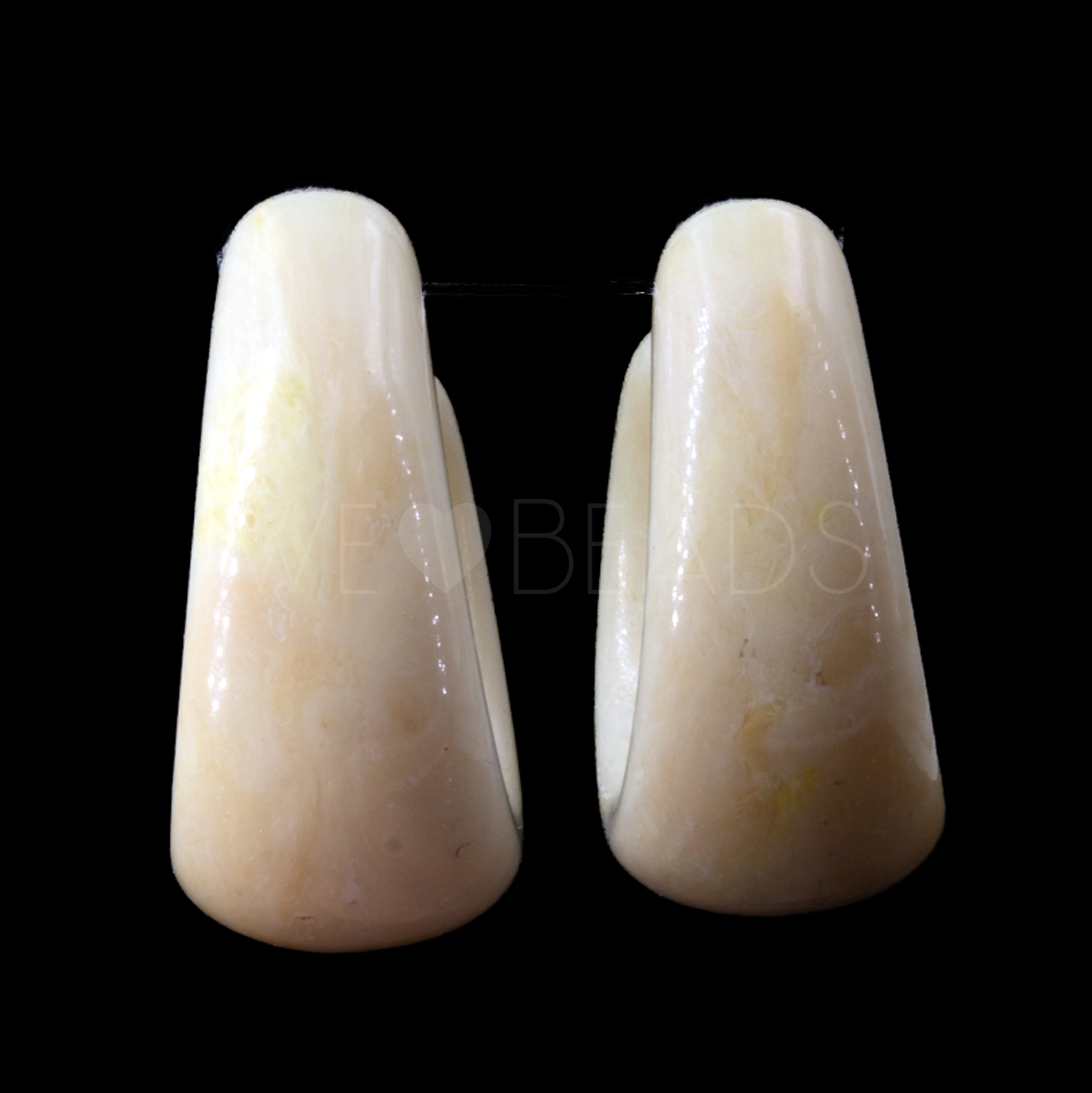 27x21 Elypse Creole in elfenbein 