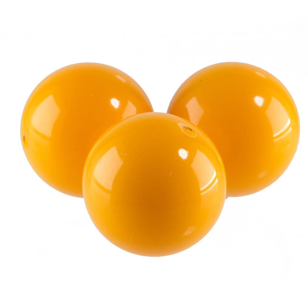 20mm Roundbead in tangerine Opaque