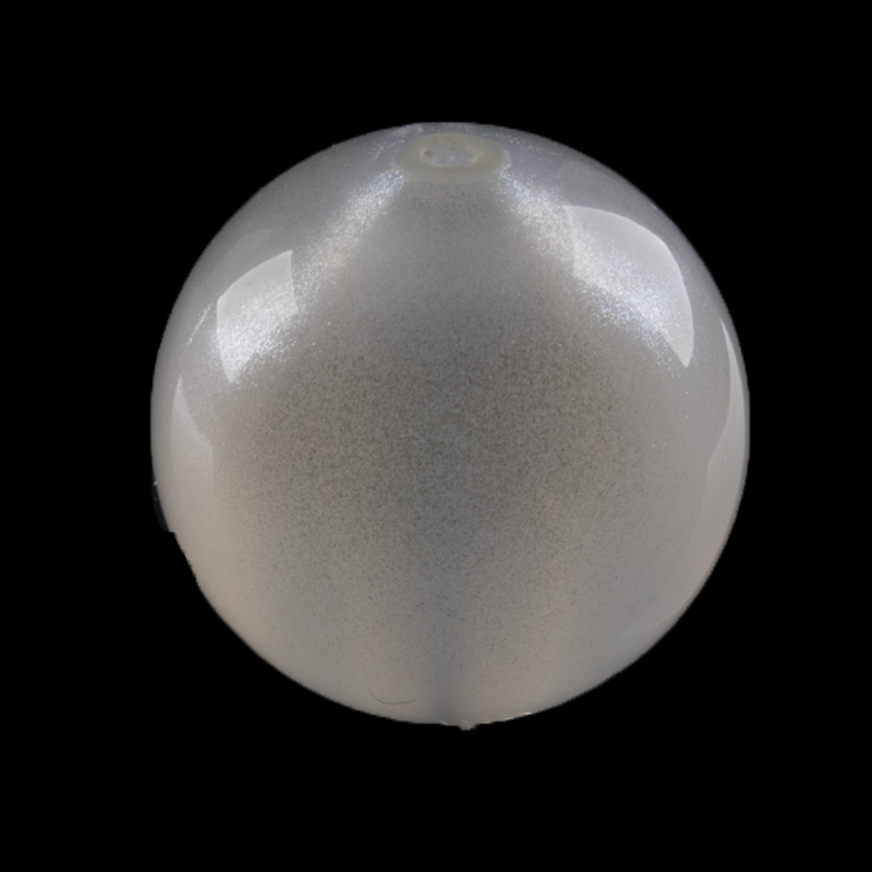 22mm Rundperle in  weiß / Glitter Seide