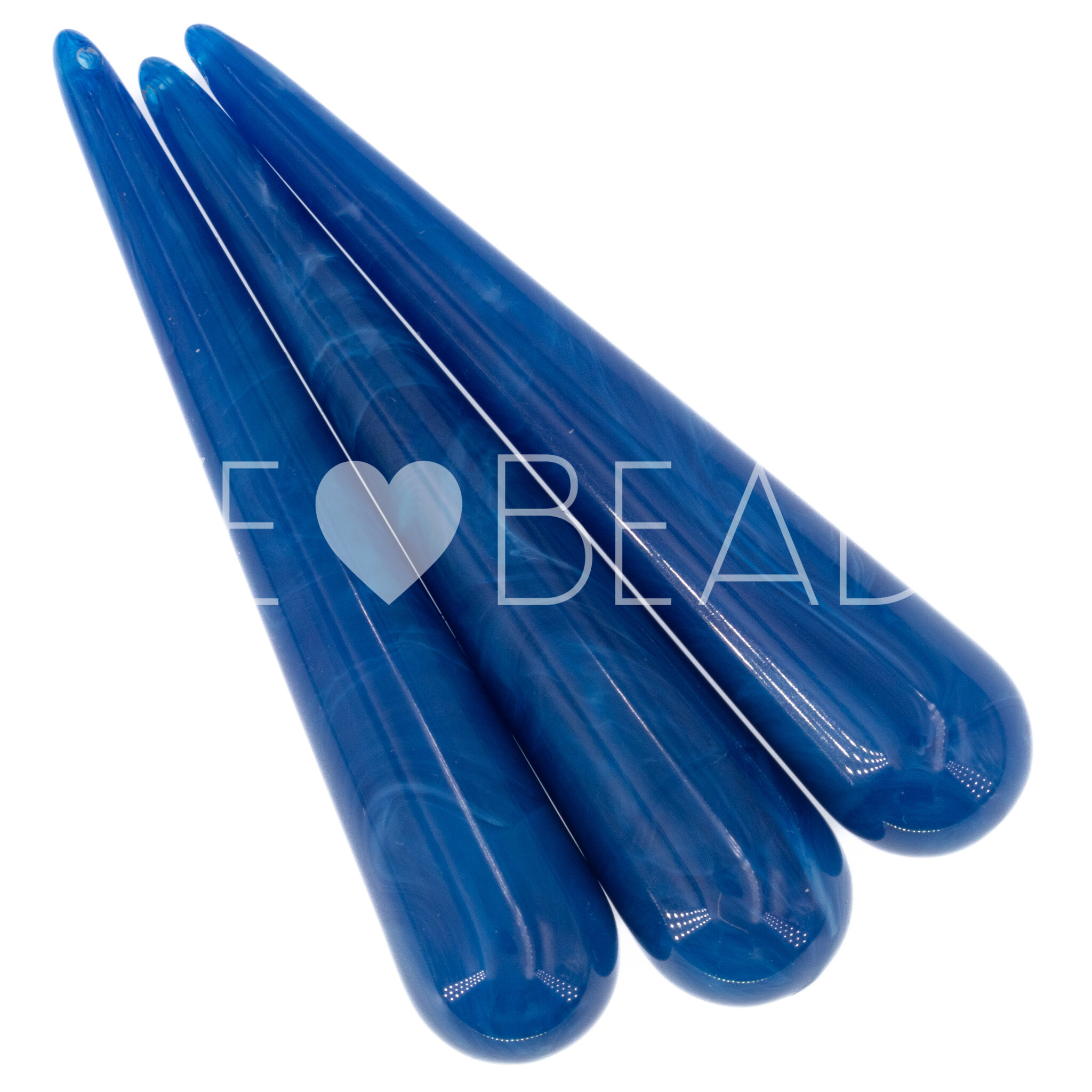 60x12 Perle Tropfen in blau